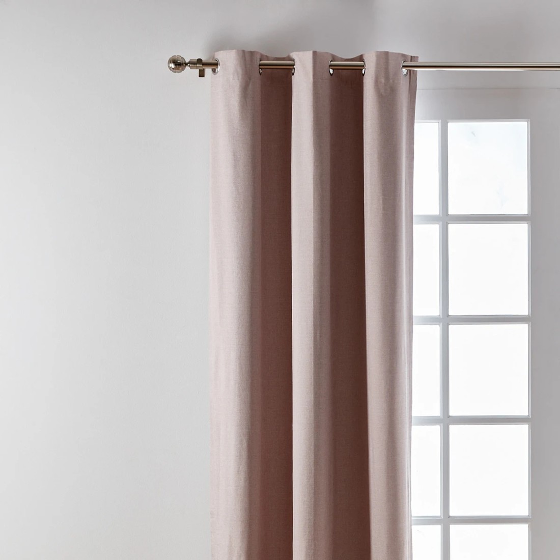 2 Monaco Block Out Curtain - Blush - 120cm  x 213cm, 2 of 6