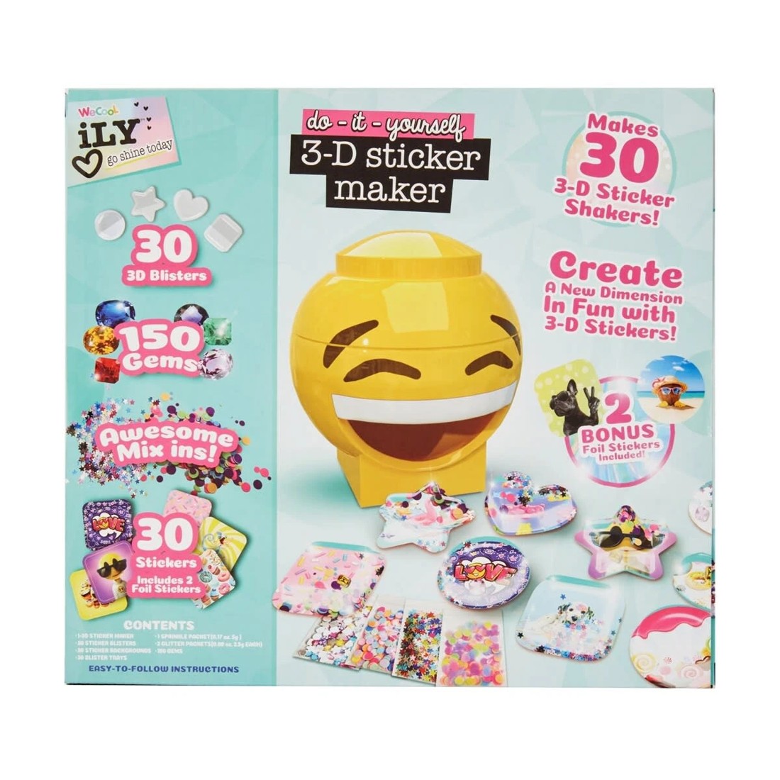 5 Activity Kings WeCool iLY 3-D Sticker Maker, 5 of 5
