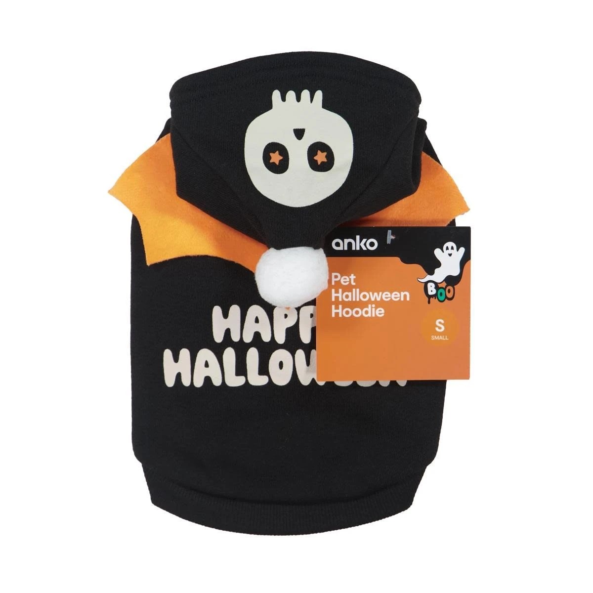 10 Pet Halloween Hoodie - Small, Black, 10 of 10