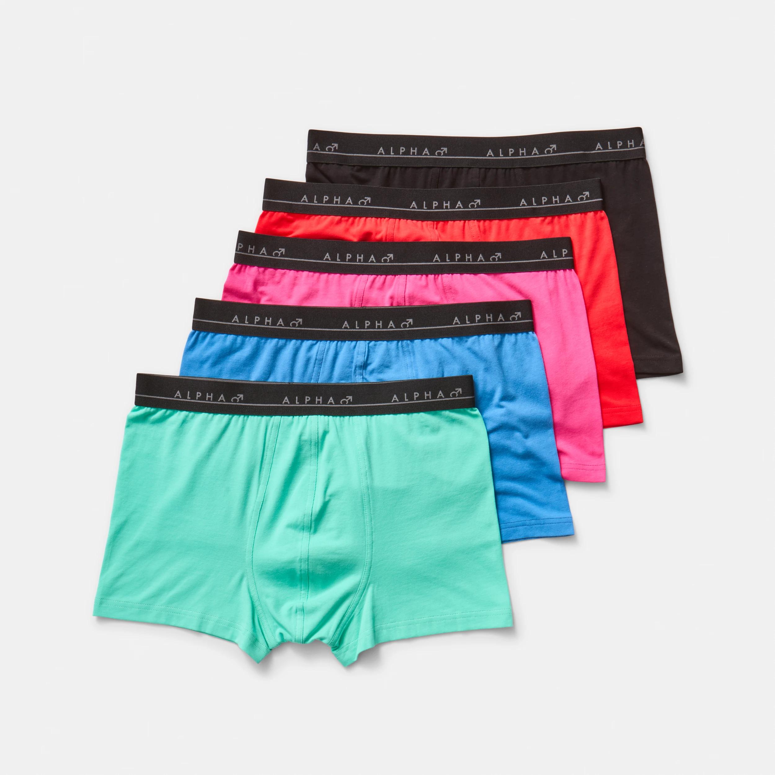 1 5 Pack Plain Trunks FUN BRITES, 1 of 10