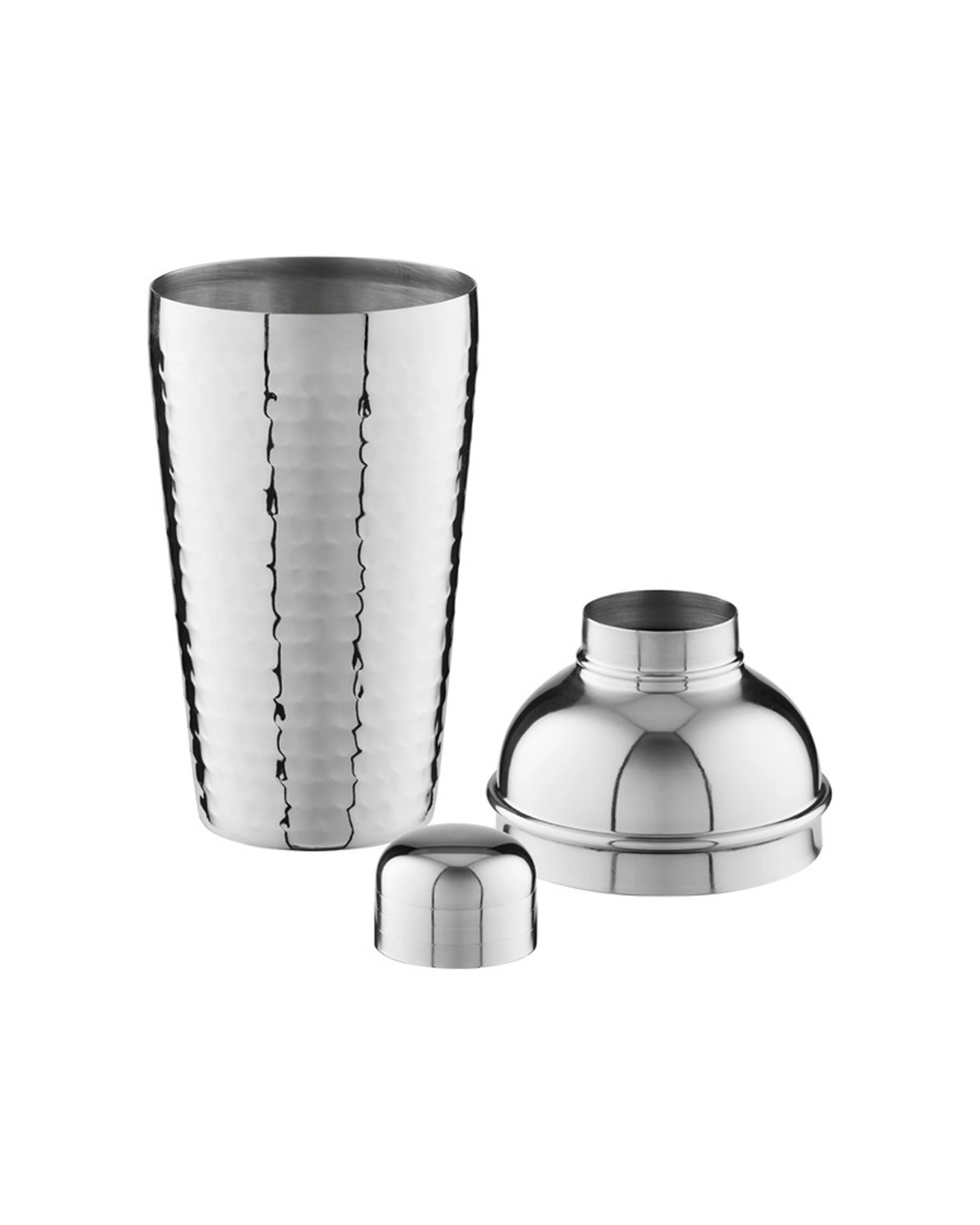 2 Maxwell & Williams Lexington 500ml Hammered Stainless Steel Cocktail Shaker
 - Silver, 2 of 3
