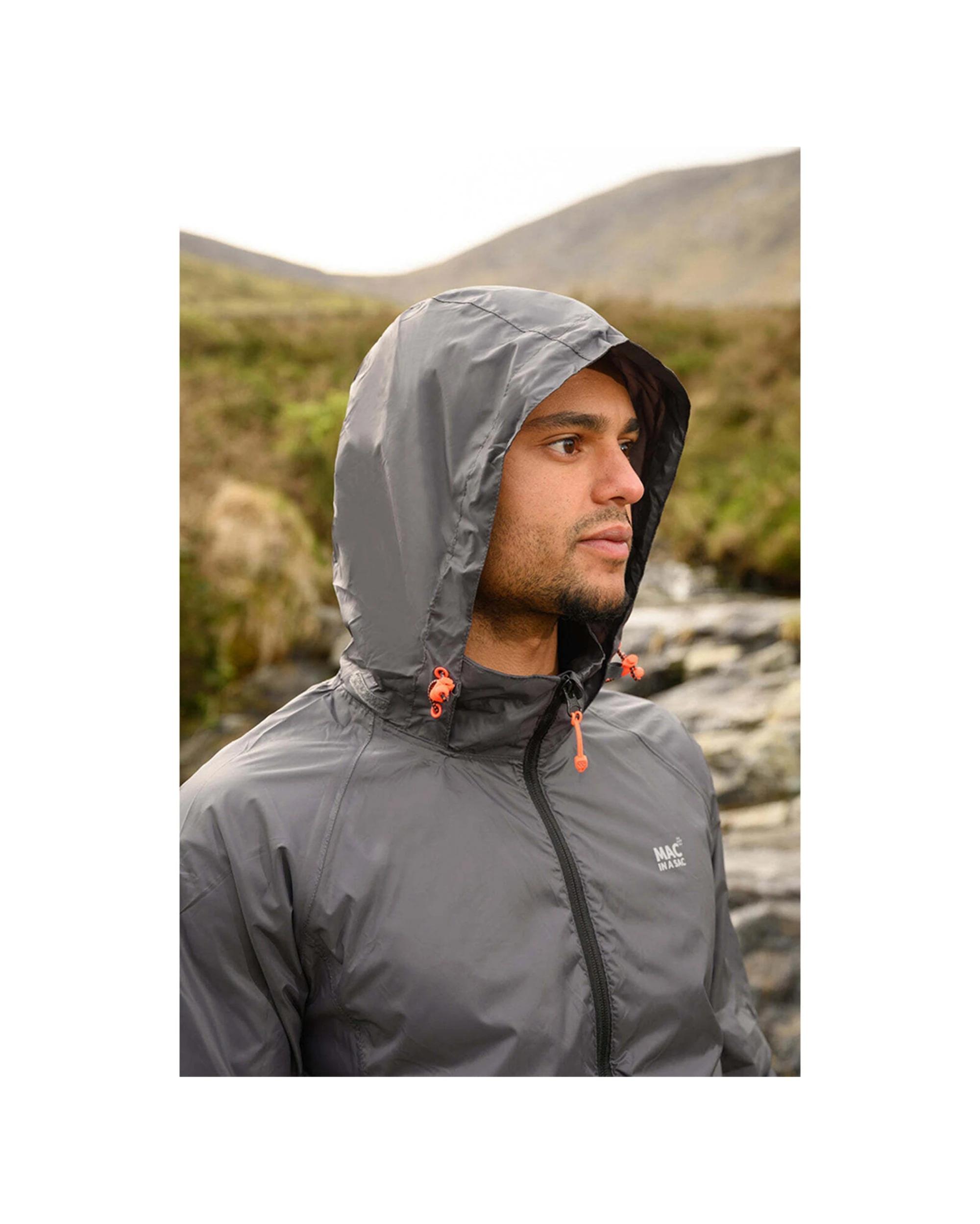 5 Mac In A Sac Unisex Adults Waterproof Jacket CHARCOAL, 5 of 7