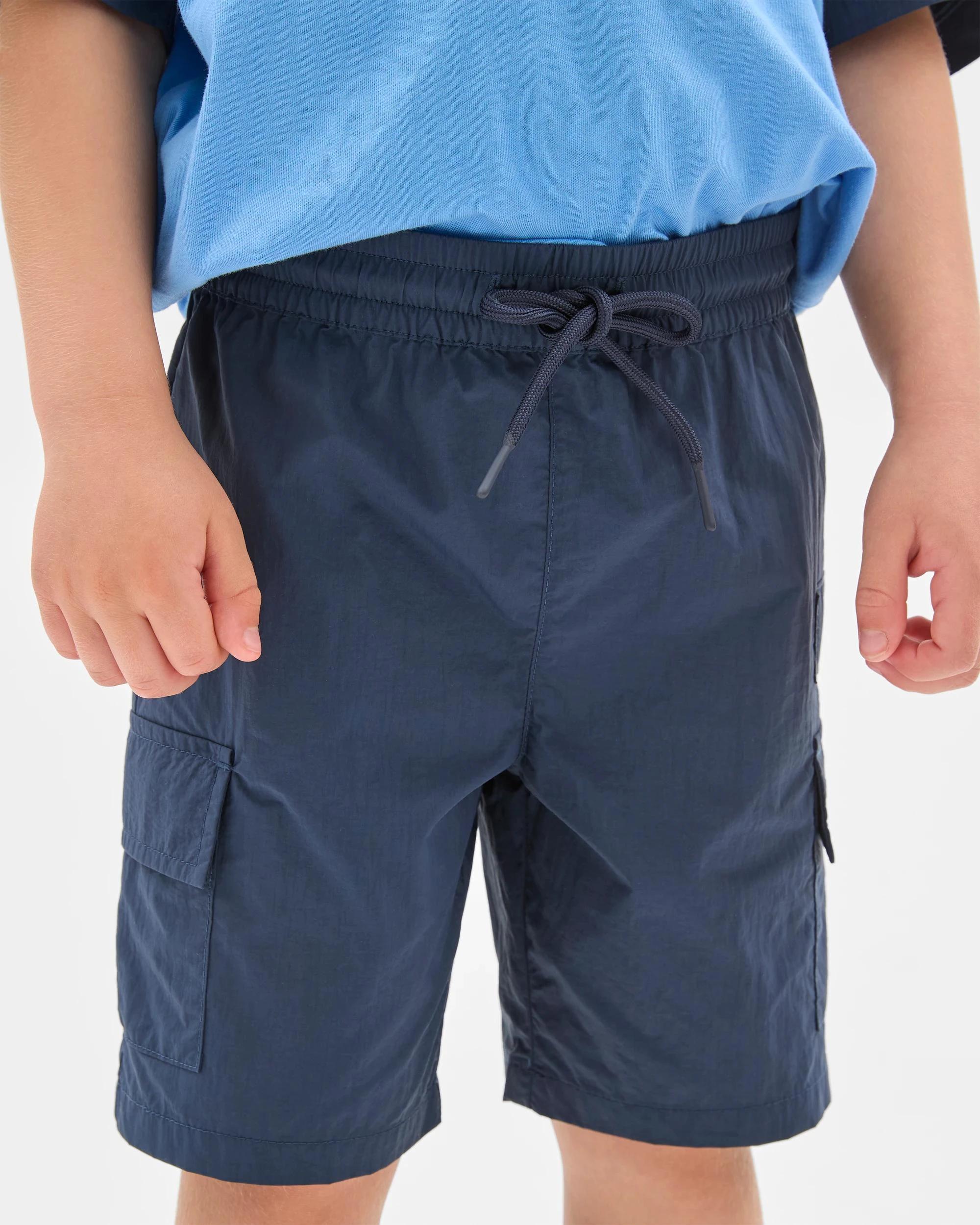5 Target Recycled Nylon Cargo Shorts NAVY, 5 of 7