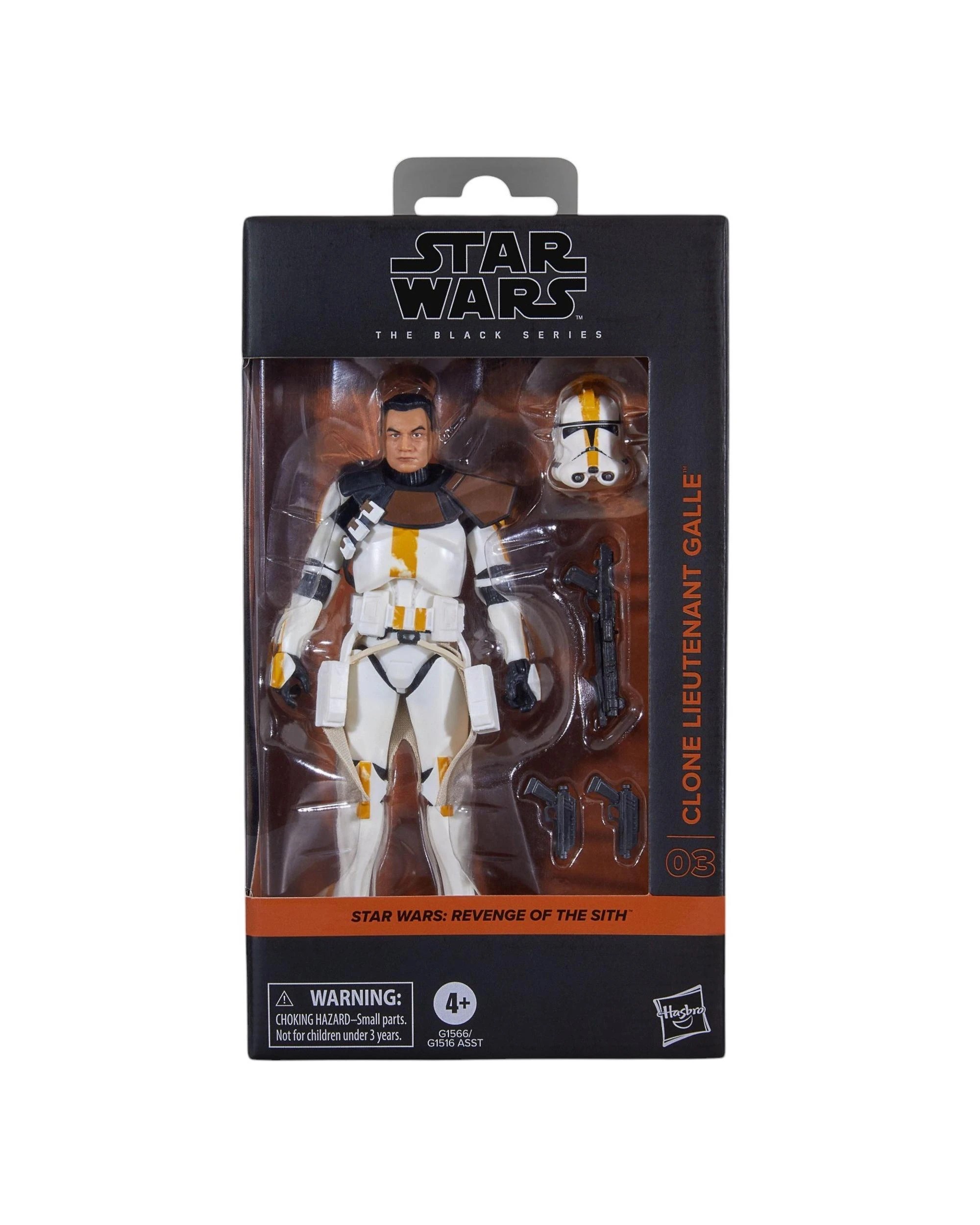 1 Star Wars The Black Series: Revenge of the Sith Clone Liuetenant Galle Action Figure, 1 of 9