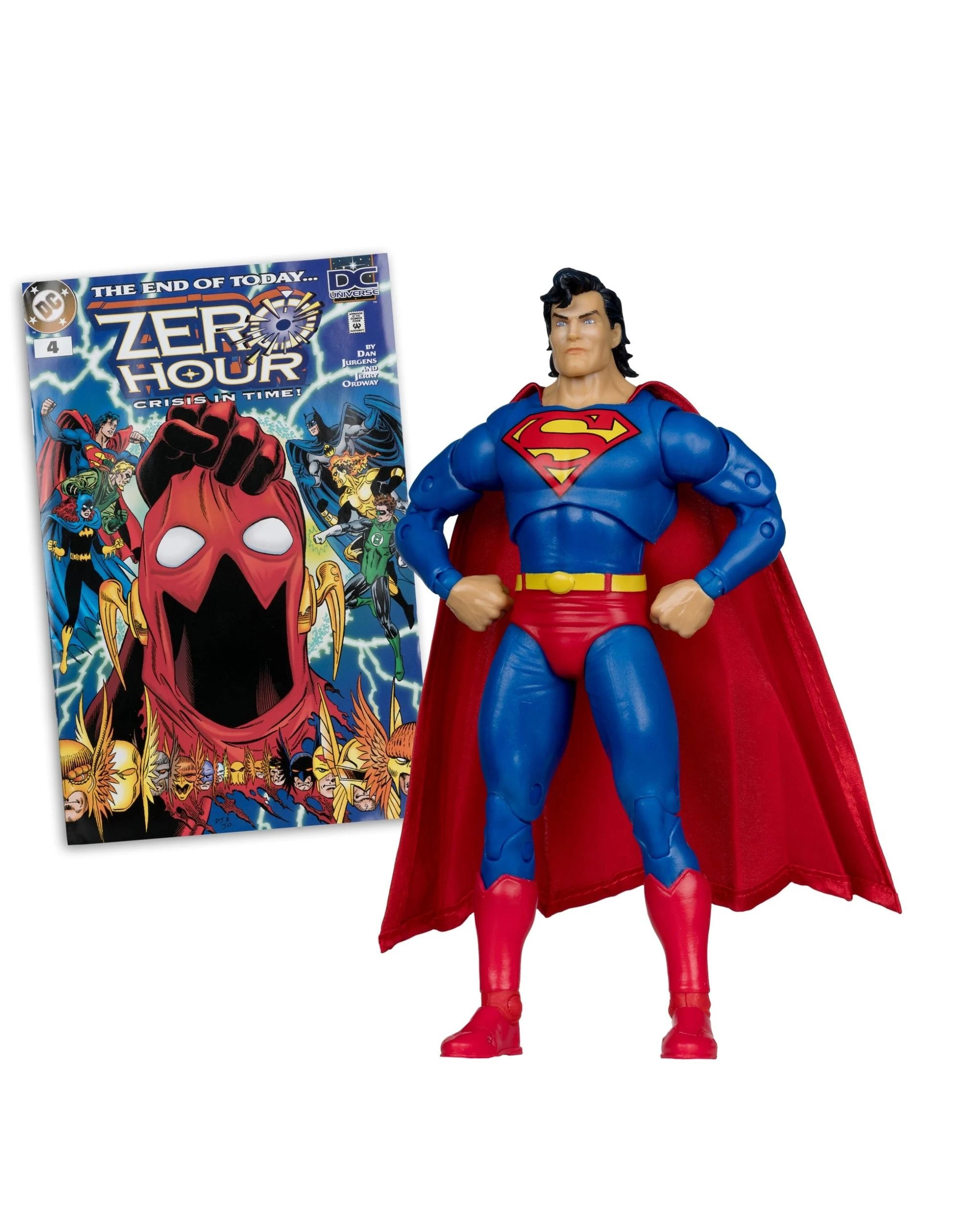 8 DC Direct Page Punchers Zero Hour Superman 7 inch Action Figure, 8 of 10