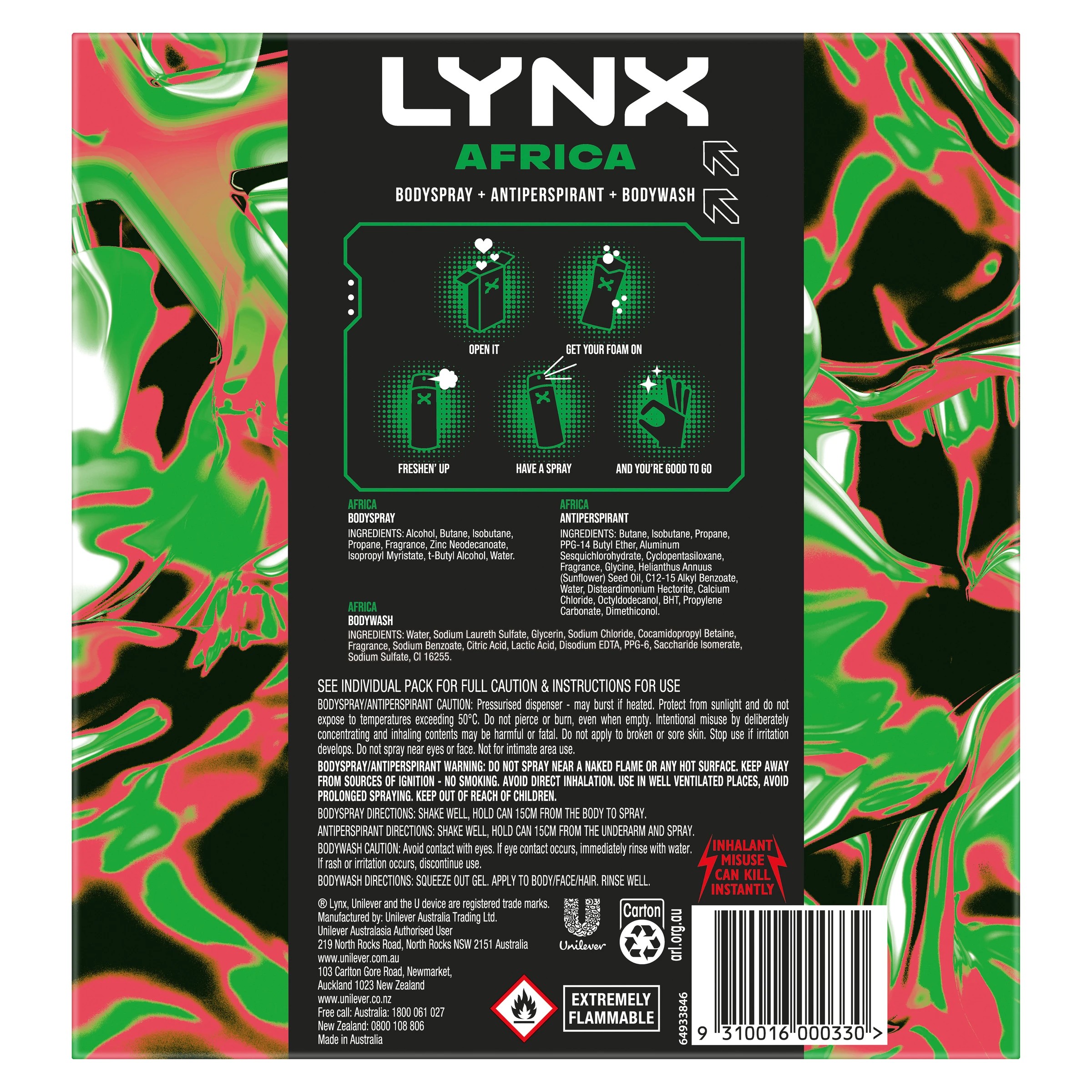 2 LYNX Africa Trio Gift Set, 2 of 6