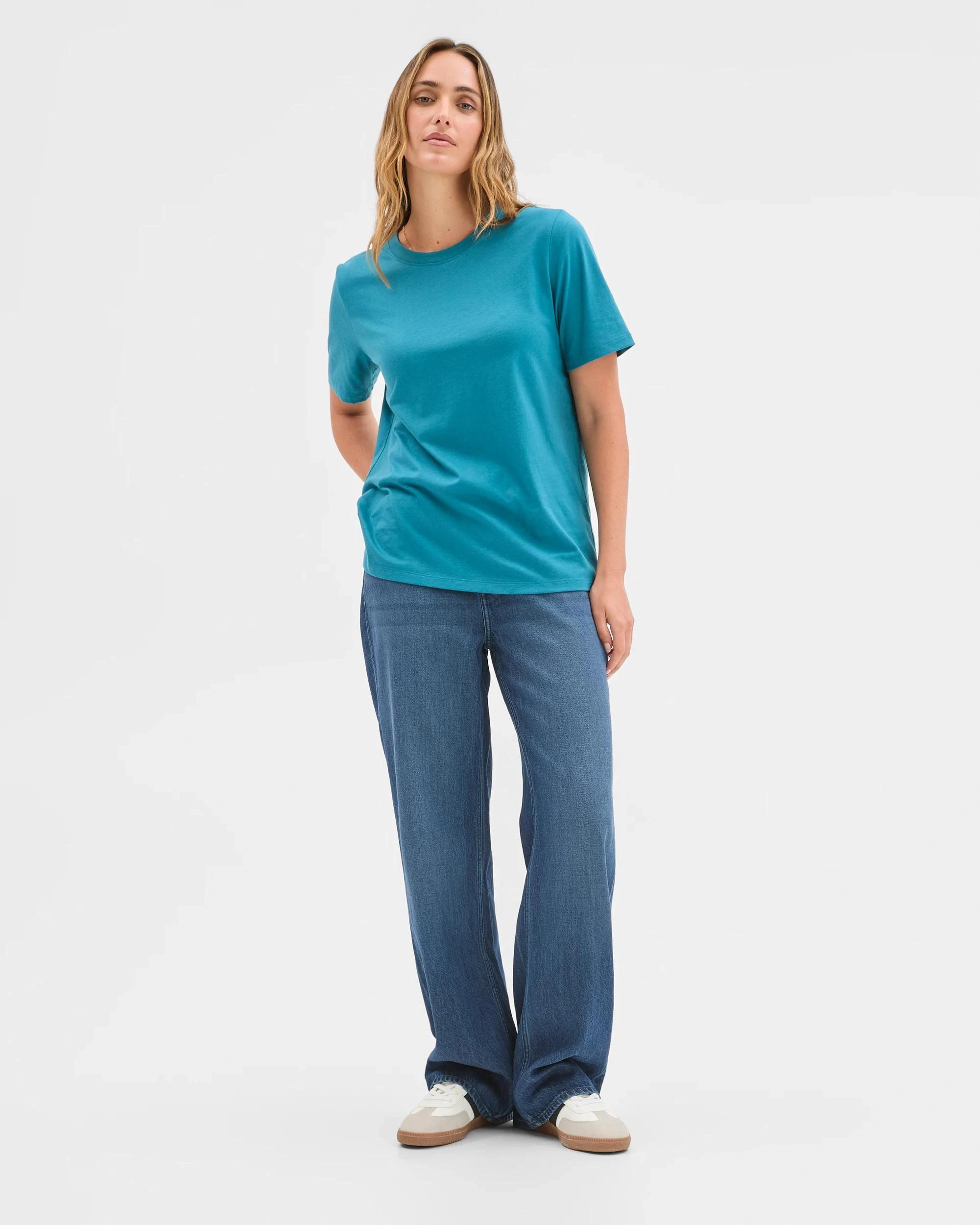 1 Target Australian Cotton Classic T-Shirt PETROL, 1 of 6