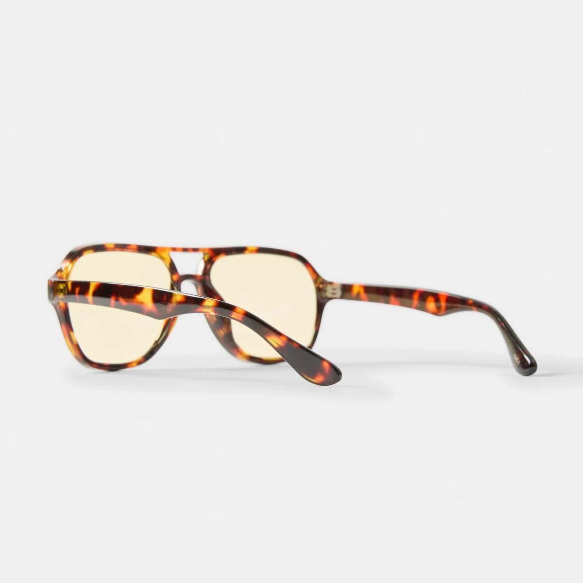 2 Square Aviator Glasses Tort Yel, 2 of 6