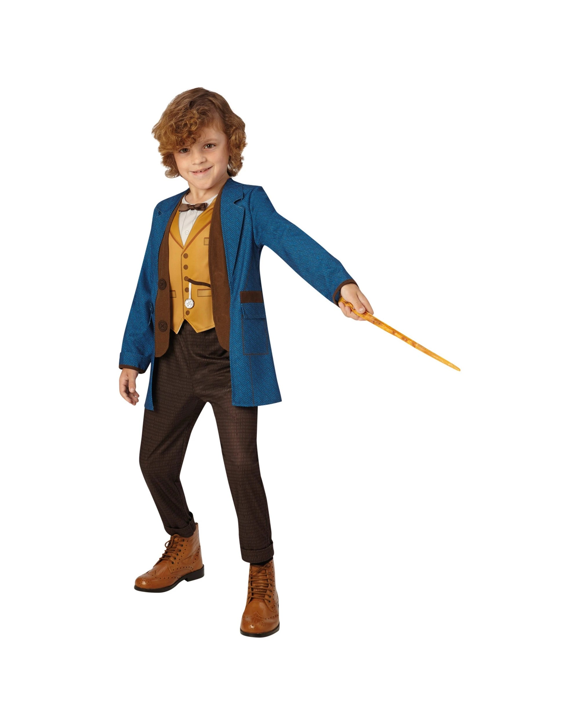1 Harry Potter Newt Scamander Deluxe Boys Kids Costume L - Multi, 1 of 3