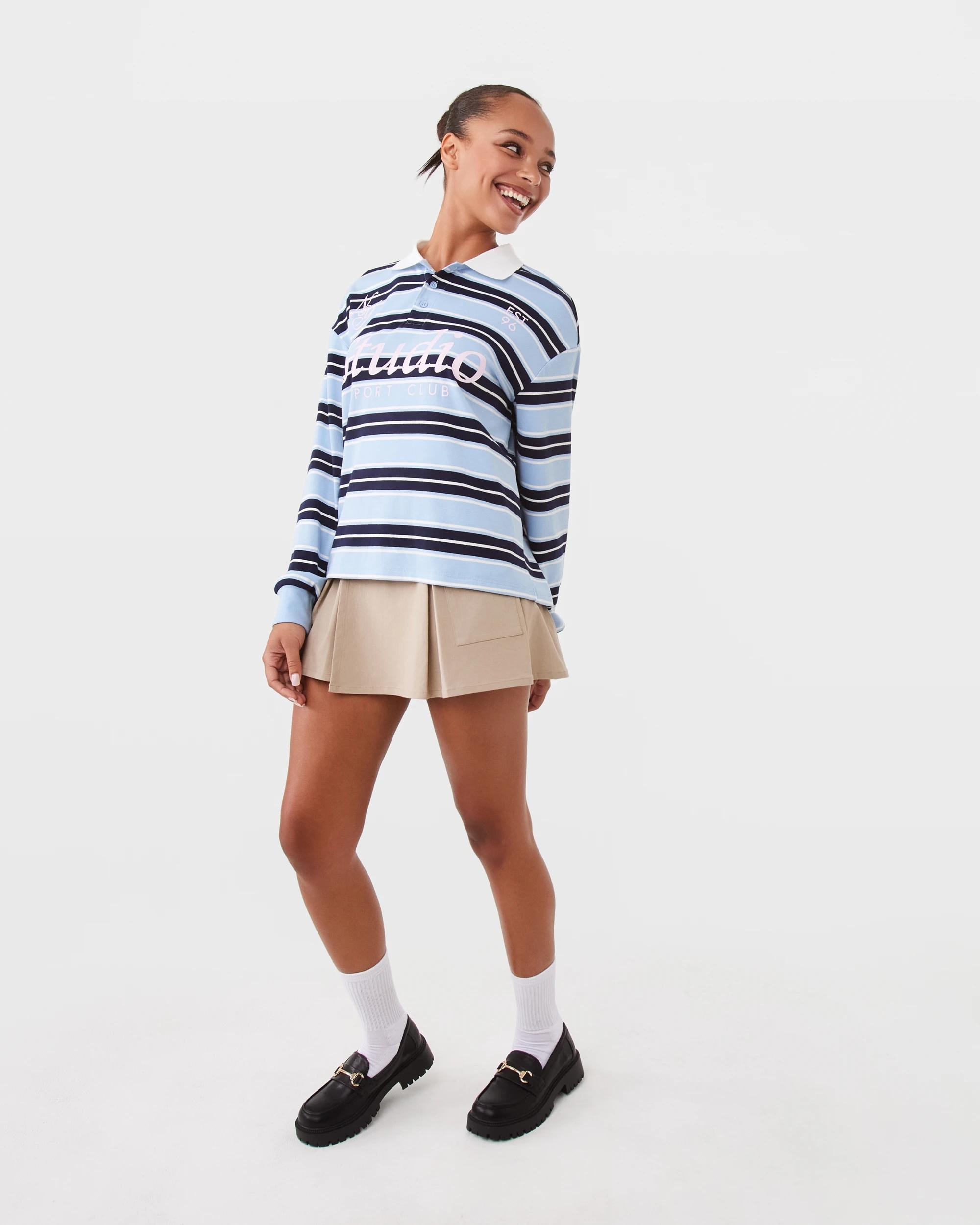 5 Cargo Pleated Skirt Tan, 5 of 10