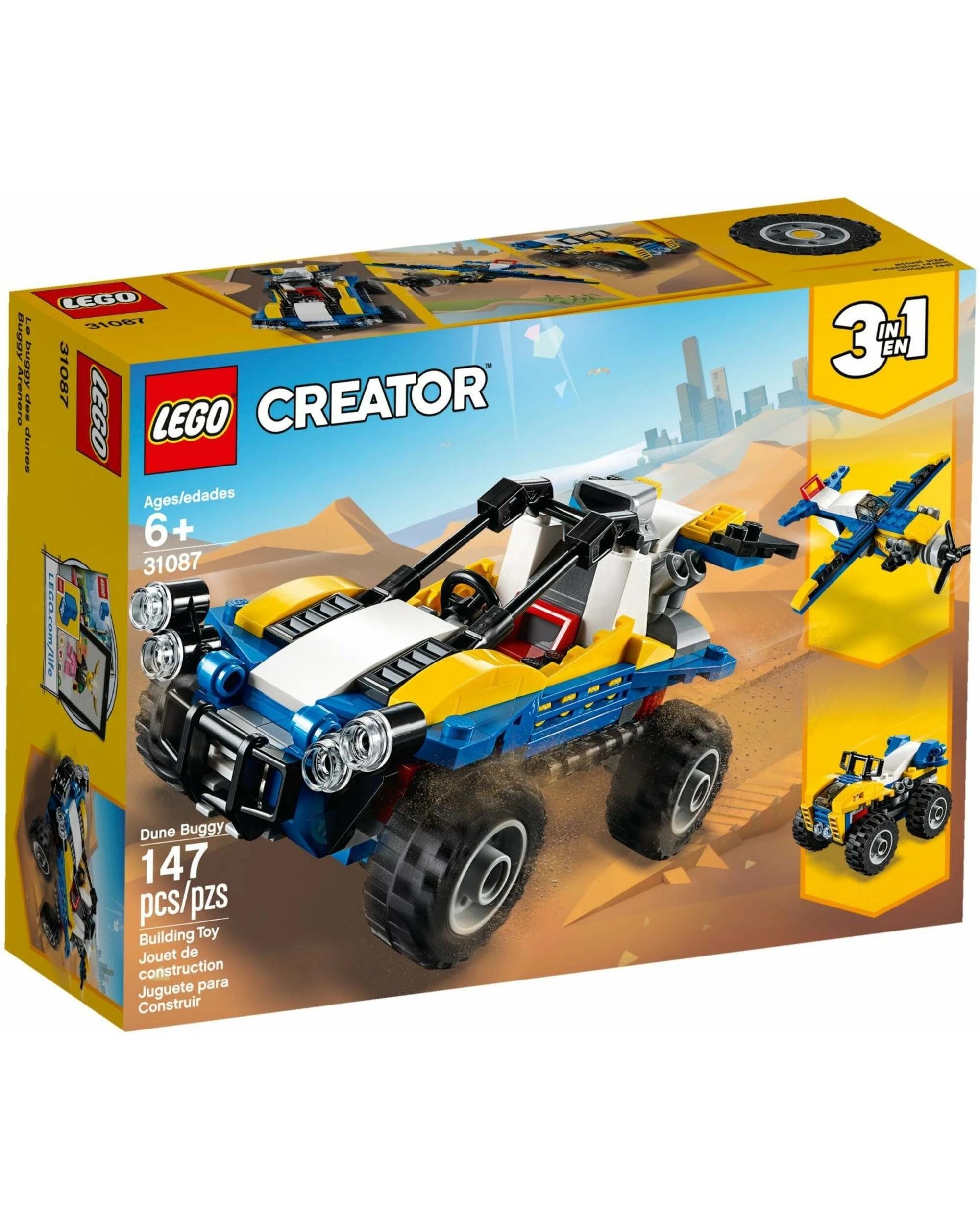 1 LEGO 31087 Dune Buggy, Plane & Quad Bike 3in1 Creator Set, 1 of 5