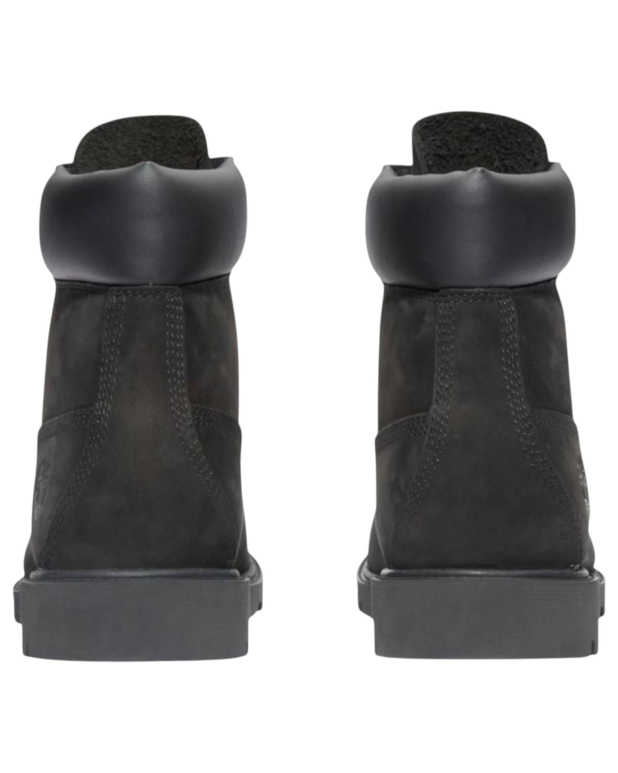 4 Timberland Mens 6-Inch Black Nubuck Classic Waterproof Boots BLACK NUBUCK, 4 of 8