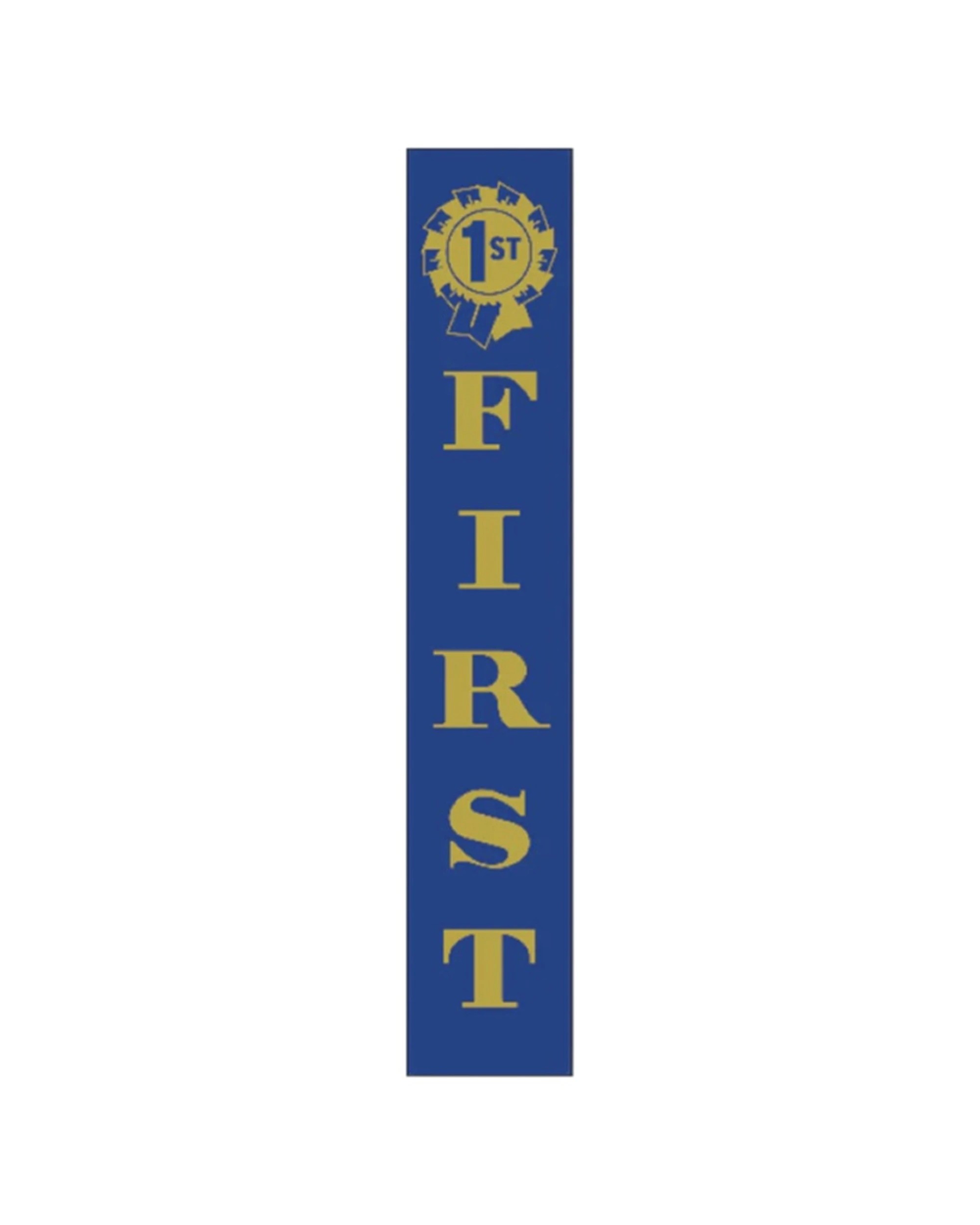 1 Victor Sports 100pc Ribbons 1st Place Winner Award Polyester 3x17cm - Blue, 1 of 1