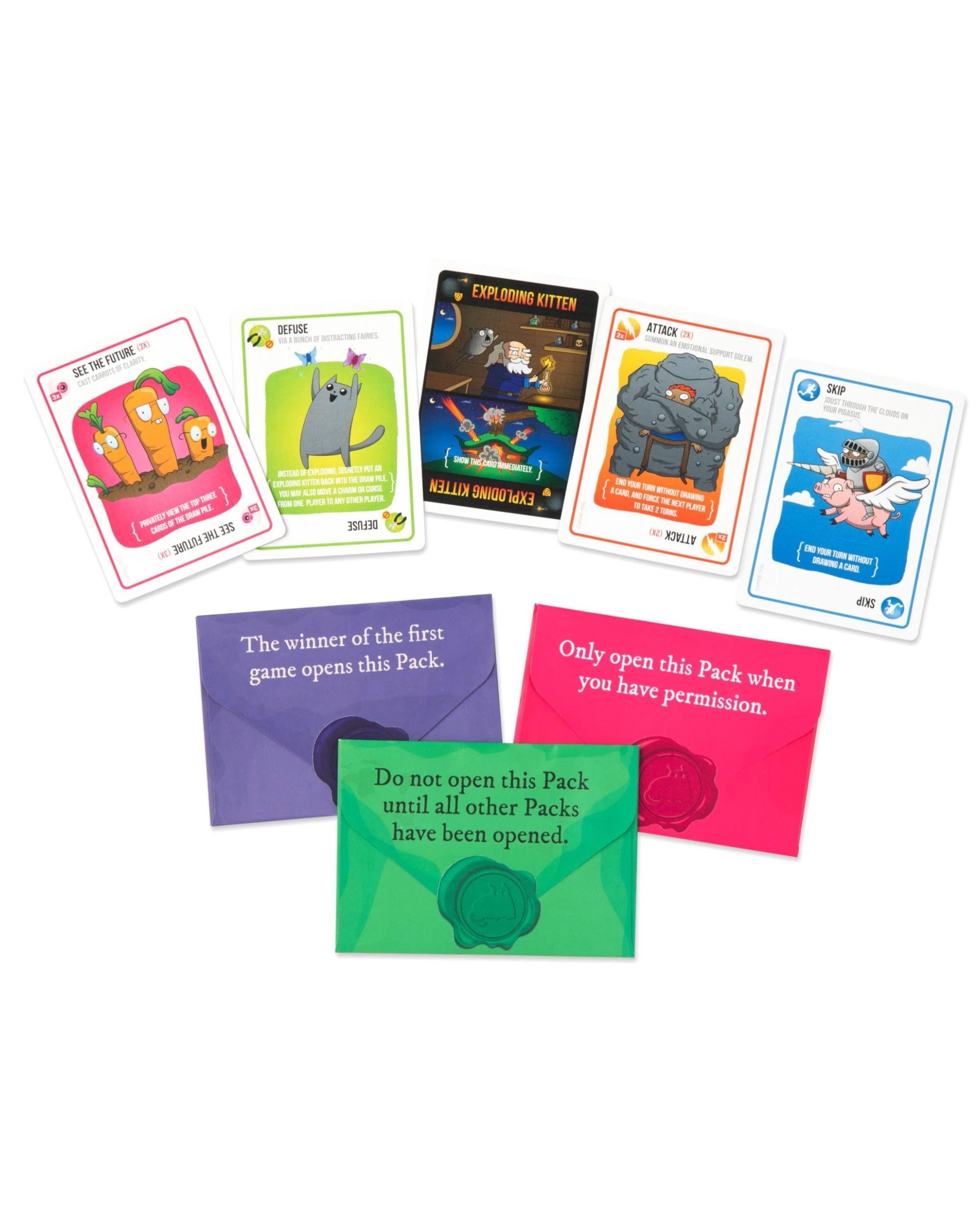 3 Exploding Kittens Curse You! Card Game, 3 of 5