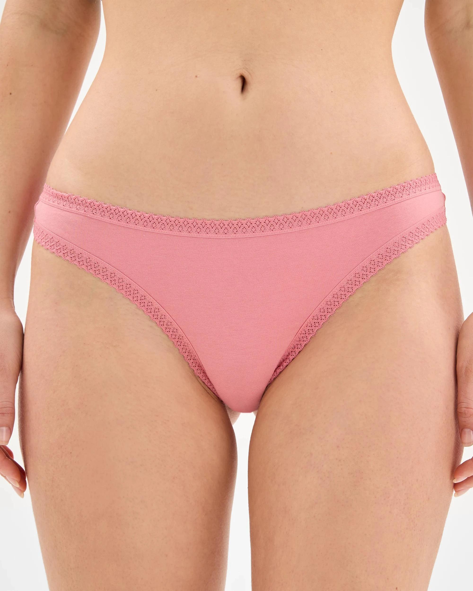 2 Target Woman Womens Australian Cotton Blend G-String Briefs 5 Pack PRETTY POP, 2 of 4