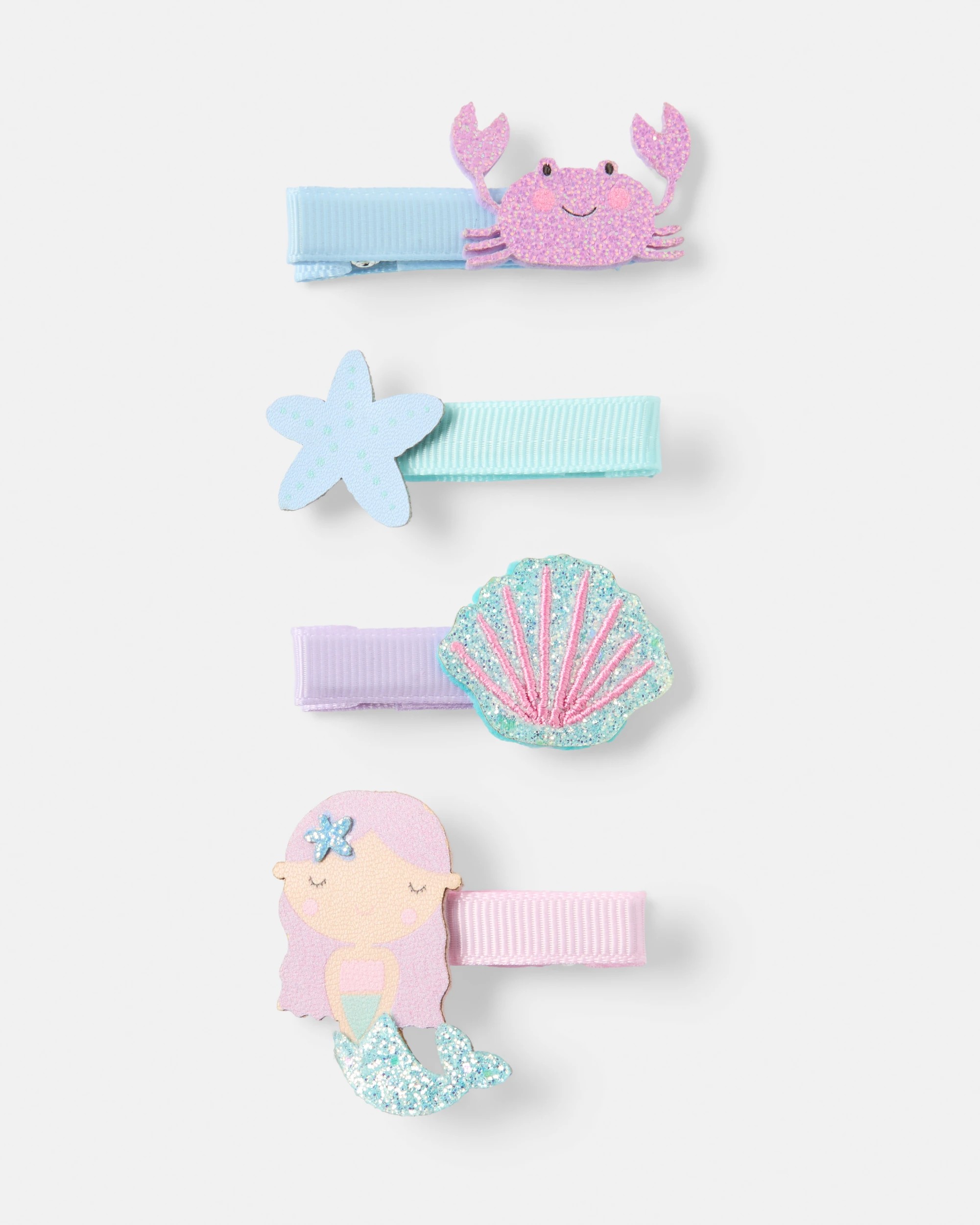 1 4 Pack Mermaid Hair Clips, 1 of 3