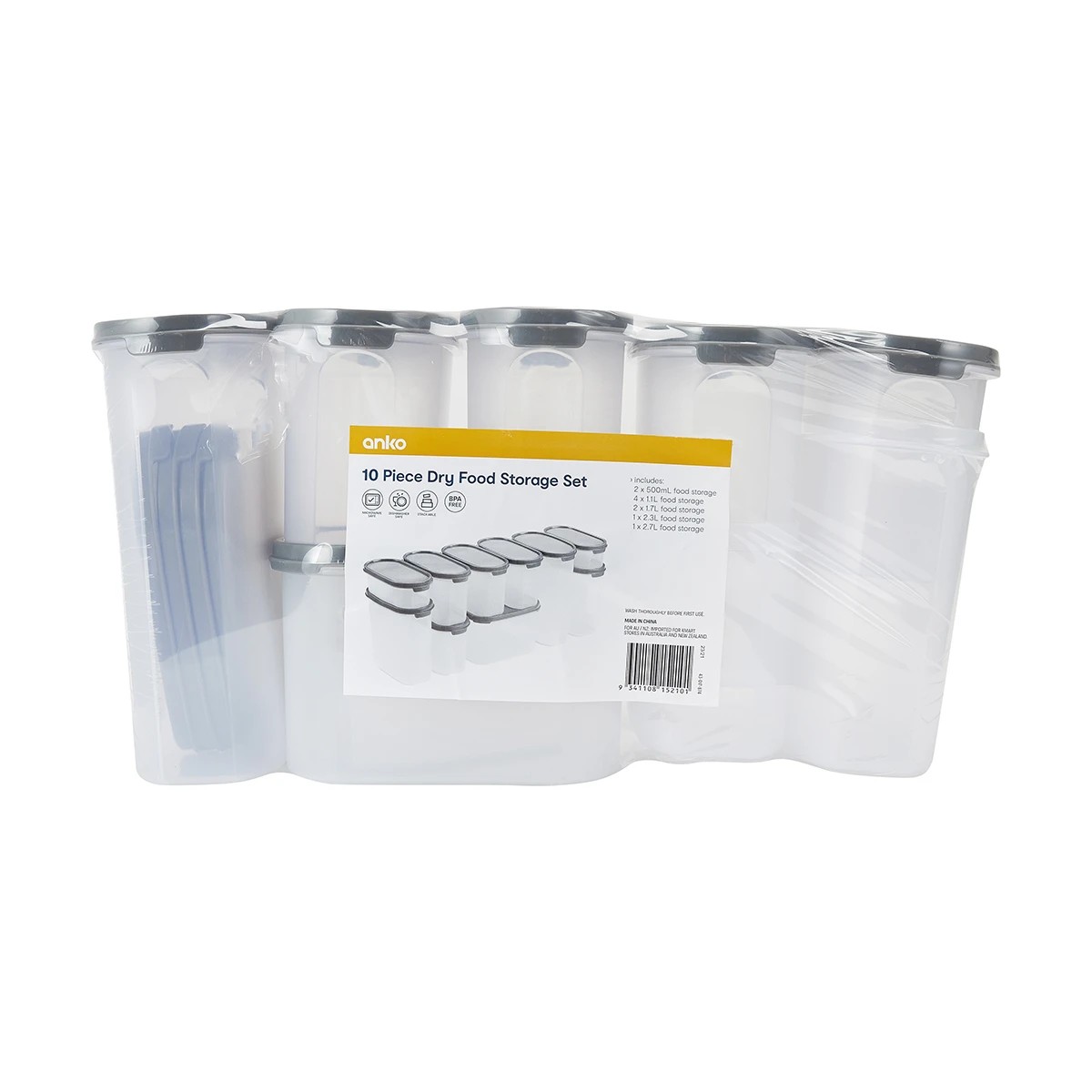 10 10 Piece Dry Food Storage Set, 10 of 10
