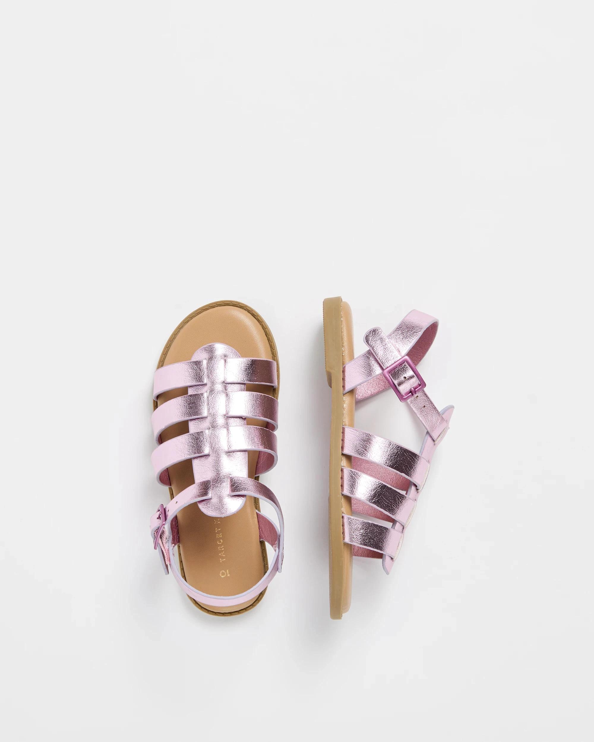 2 Target Girls Junior Gladiator Sandal PINK, 2 of 3