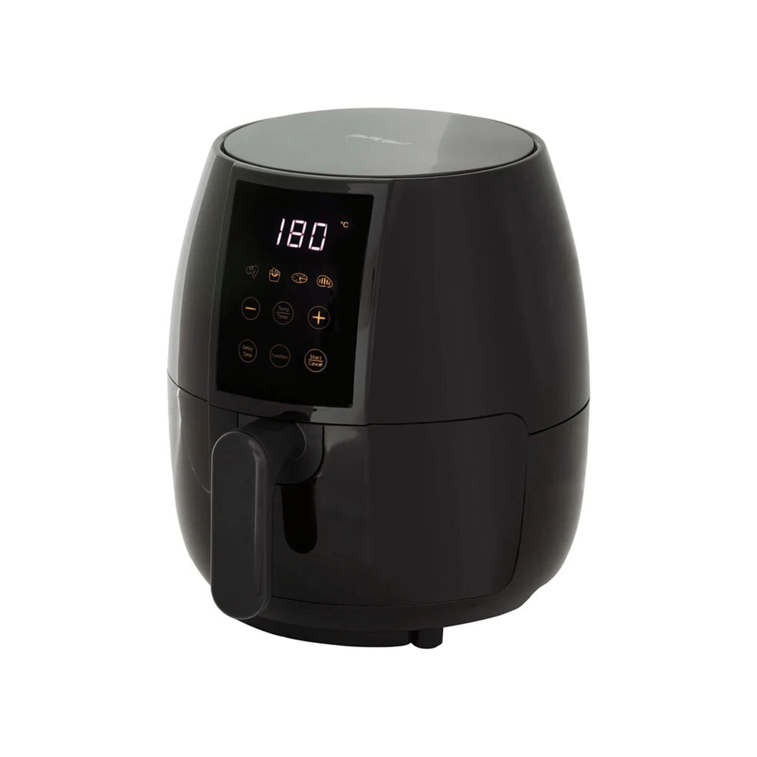 1 Healthy Choice 3l Digital Air Fryer W/200c Non-stick & Removable Basket - Black, 1 of 5