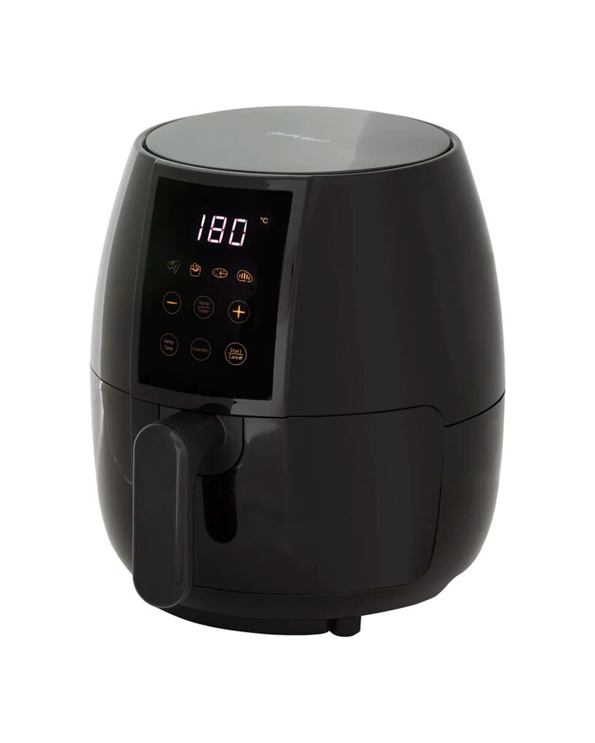 1 Healthy Choice 3l Digital Air Fryer W/200c Non-stick & Removable Basket - Black, 1 of 5
