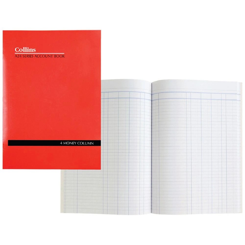1 Collins A24 A4 Account Book 4 Money Column, 1 of 2