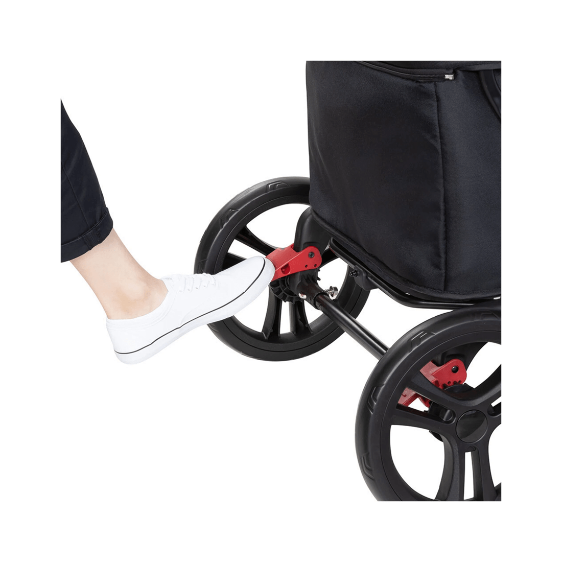 5 Baby Trend Expedition 2 In 1 Stroller Wagon With Canopy In Evening Colour
 - Grey, 5 of 9