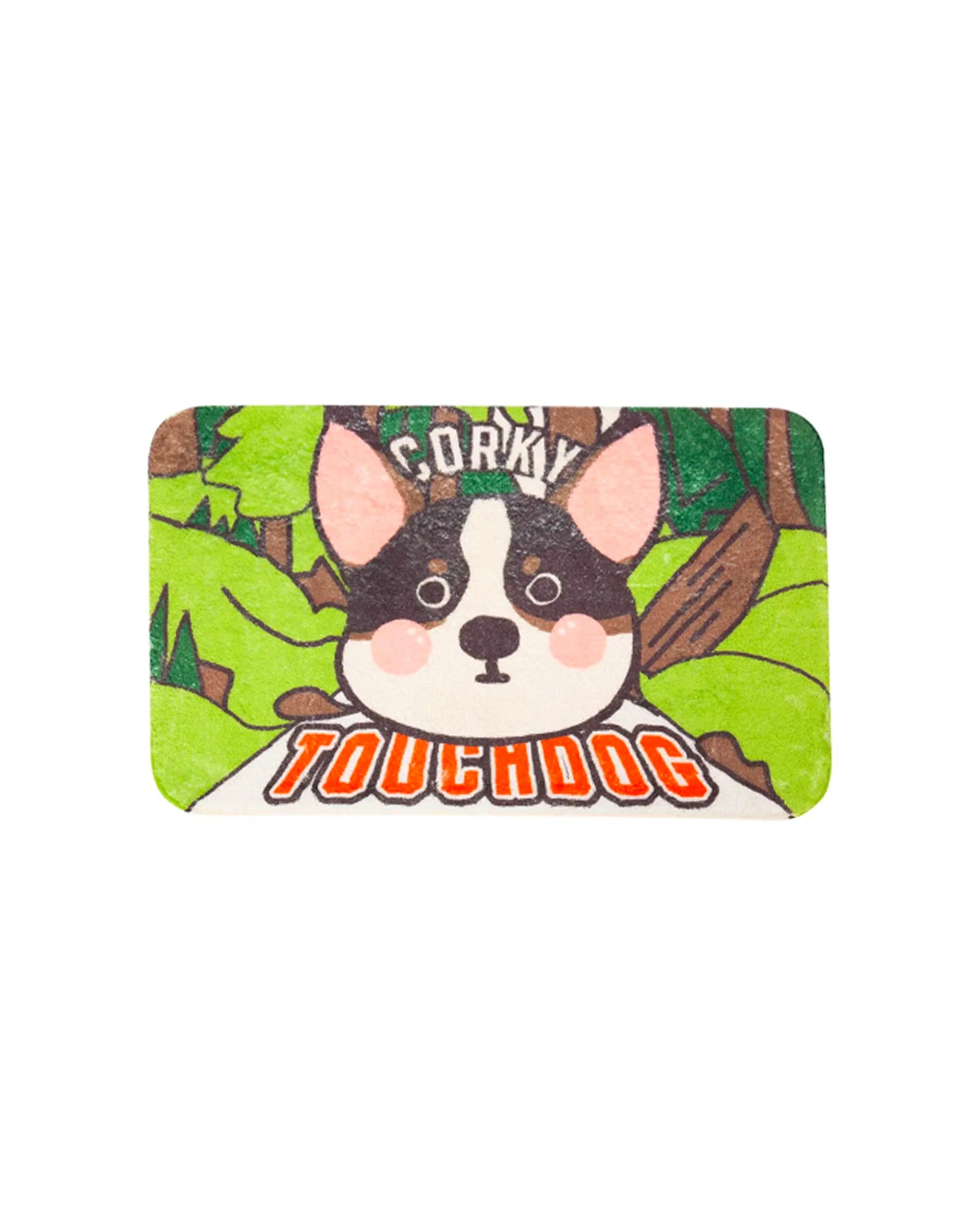 1 TOUCHDOG 50cm Rectangle Pet Resting Mat Corgi - Skid-Proof Micro Grips
 - multi, 1 of 3