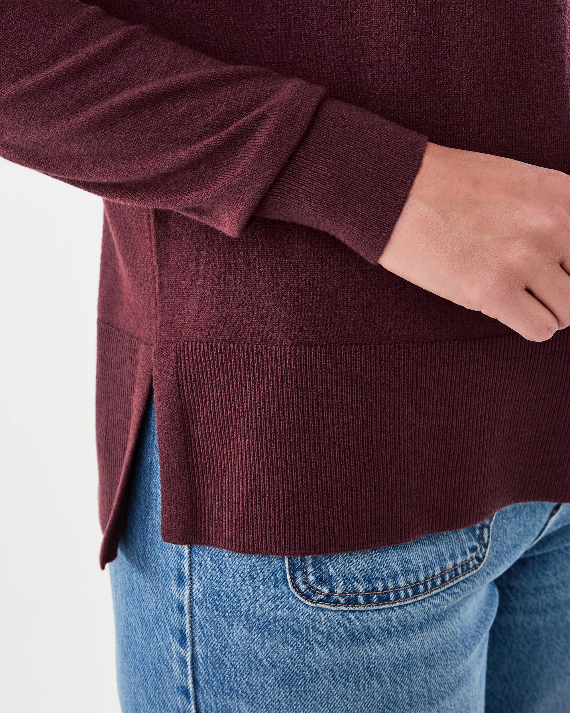 6 Crew Lightweight Jumper Red Royale, 6 of 6