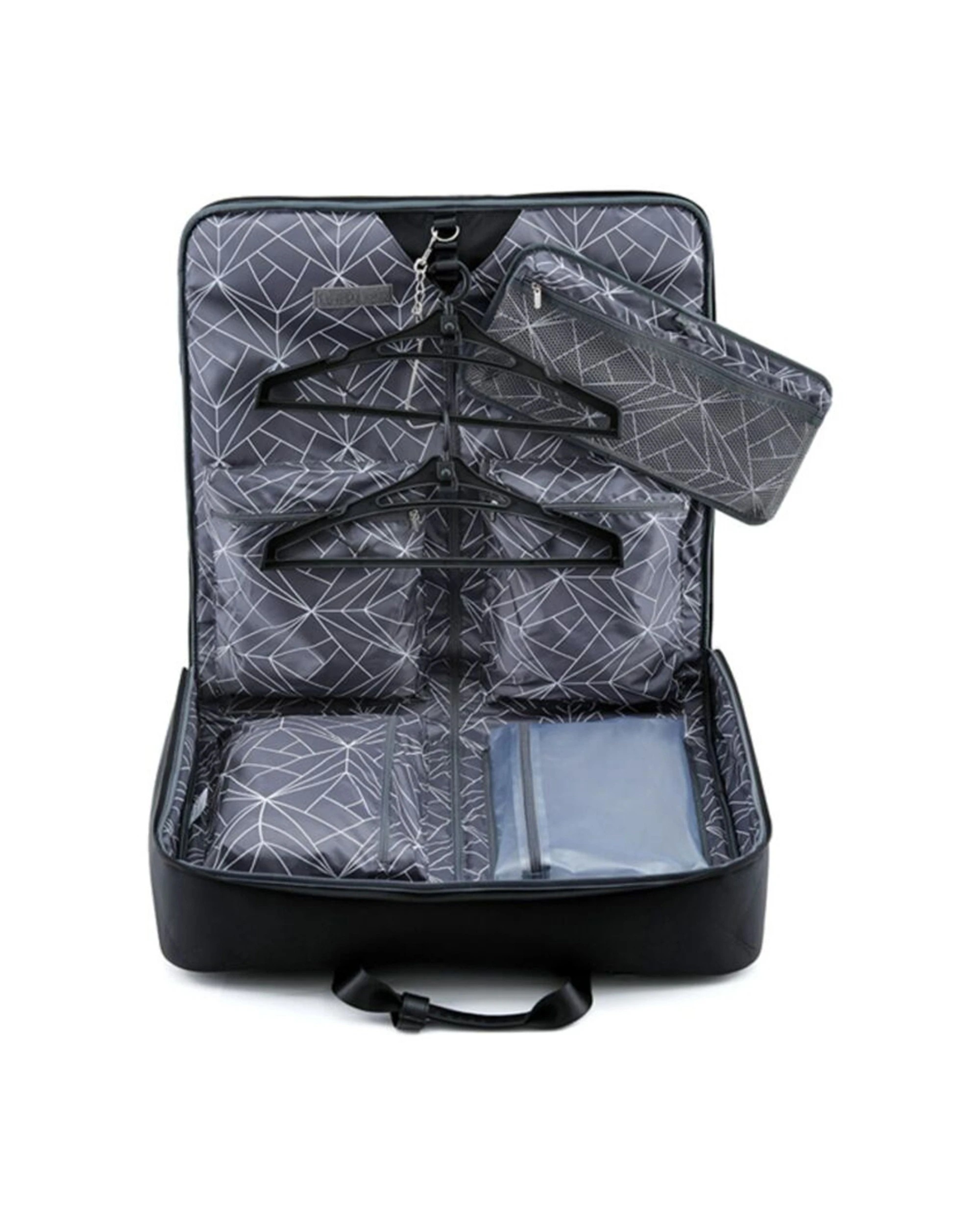 3 Tosca Deluxe Top Handle Travel Garment Clothes Bag - Black, 3 of 3