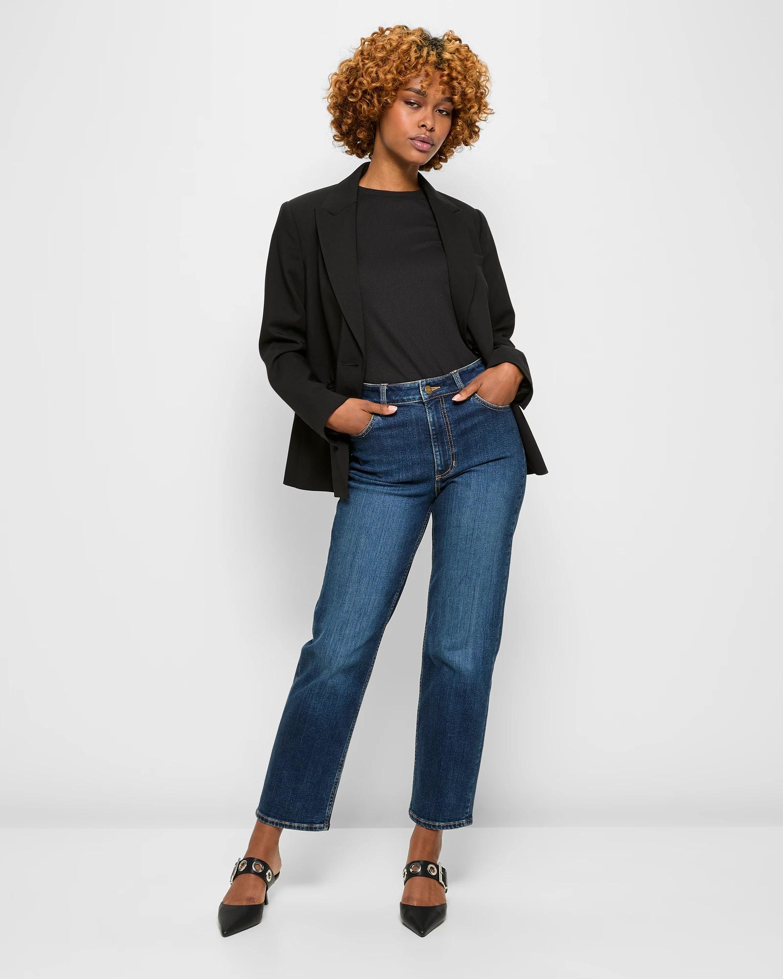 2 Target Petites Classic Blazer BLACK, 2 of 5