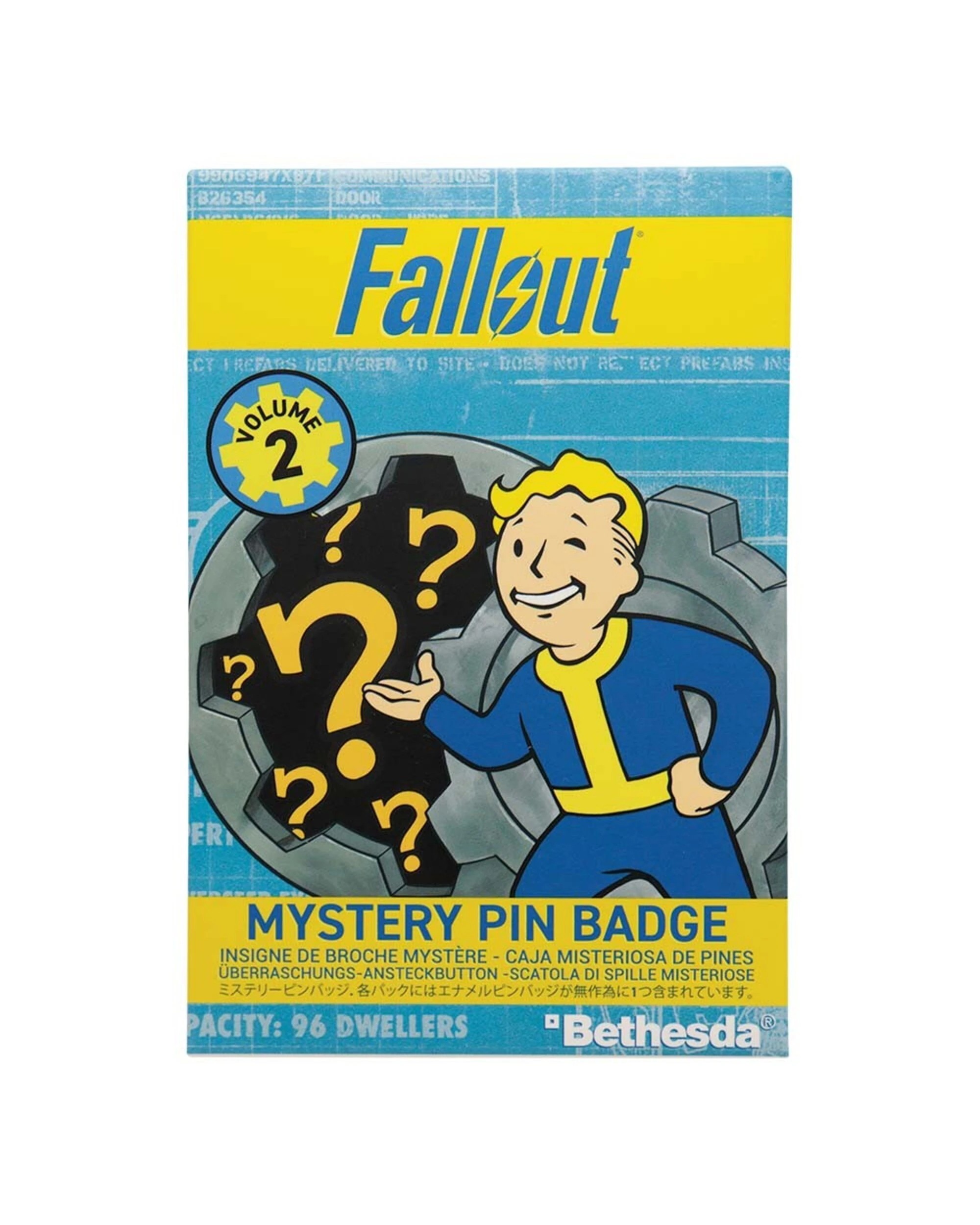 2 Fallout - Mystery Pin Badge Blind Box (Single Box), 2 of 5