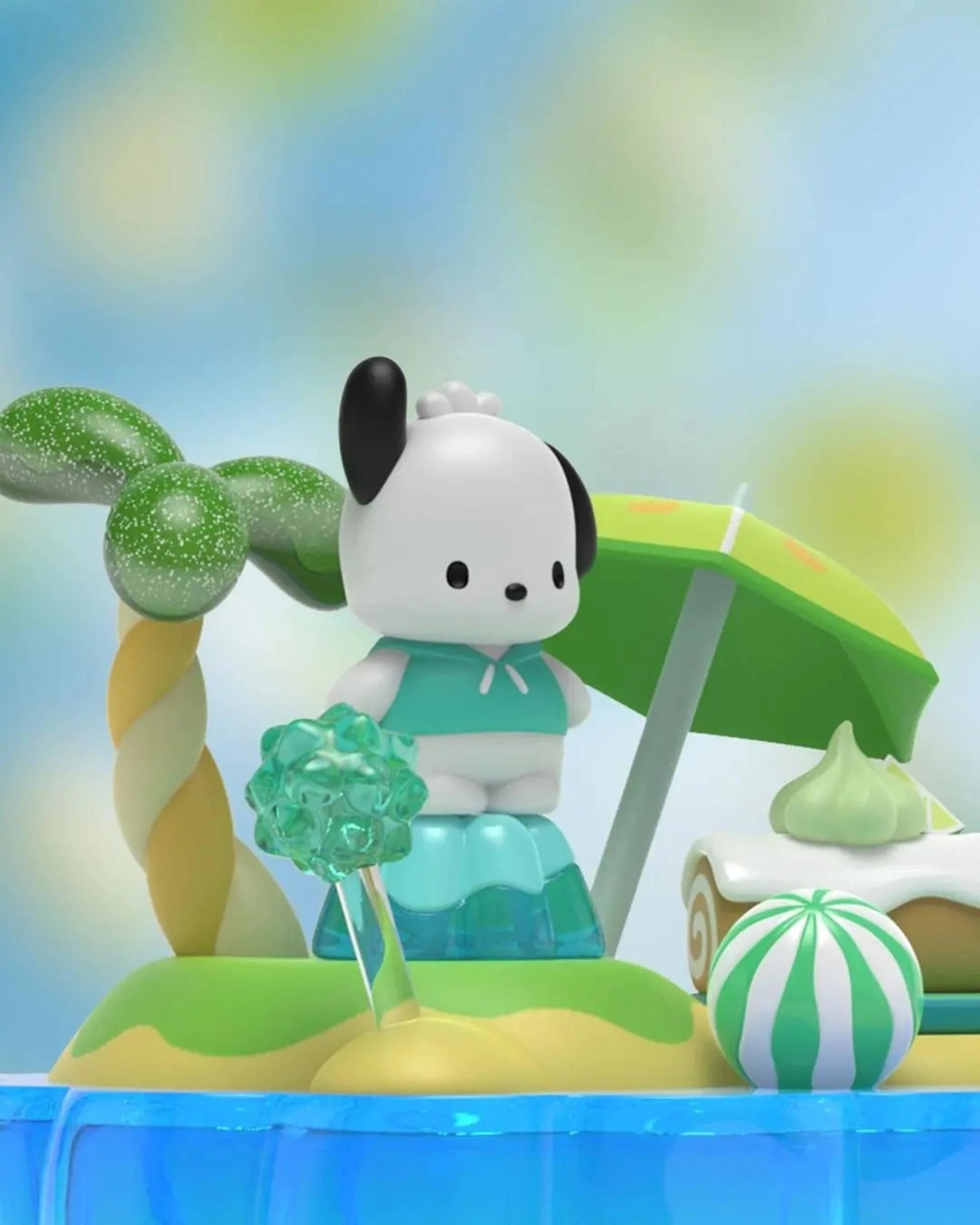 3 Mighty Jaxx Kandyland Sanrio Pochacco 6 inch Collectable Diorama, 3 of 6