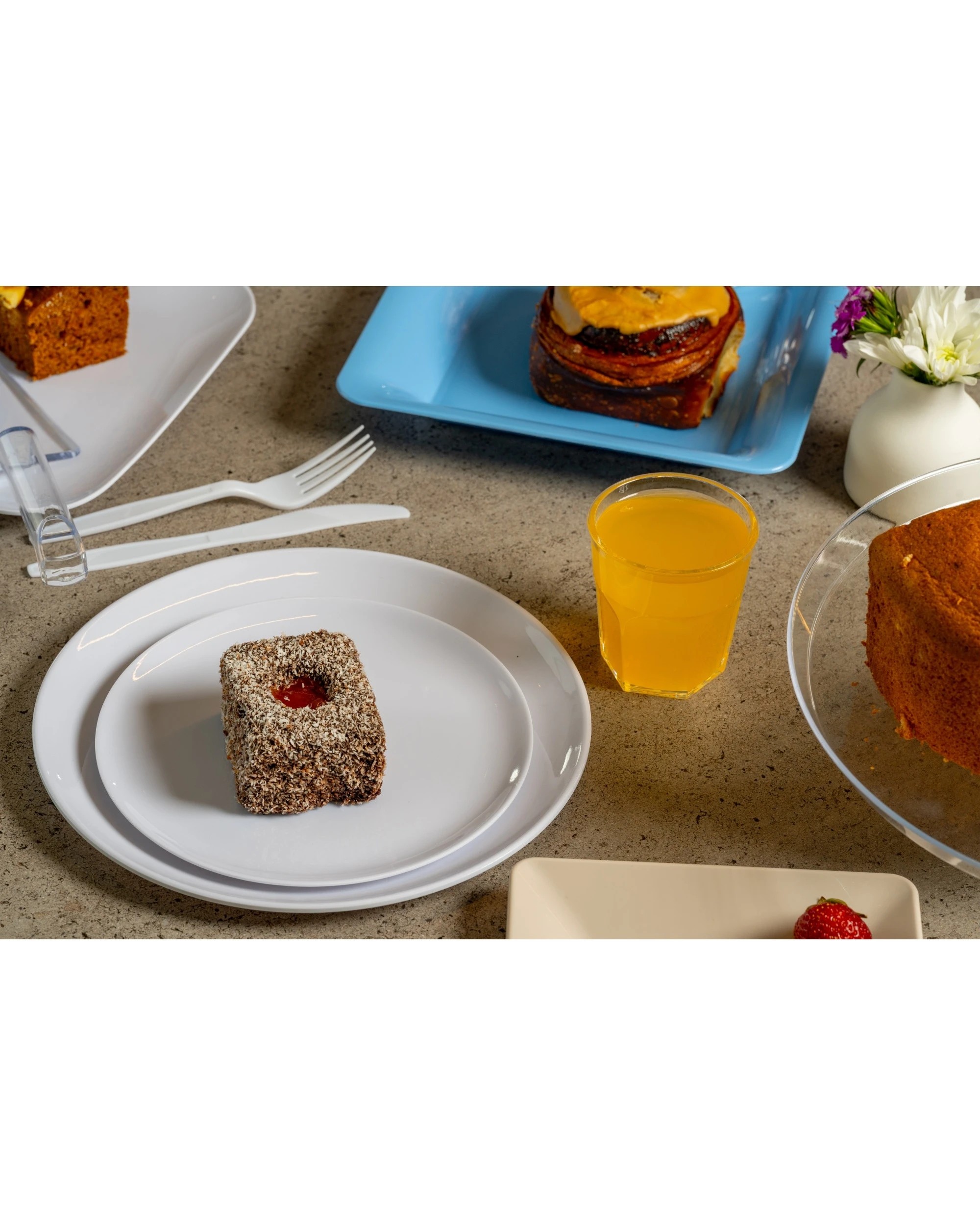 7 Partyware Rectangular Serving Tray Serveware 360x240mm - Multi, 7 of 7