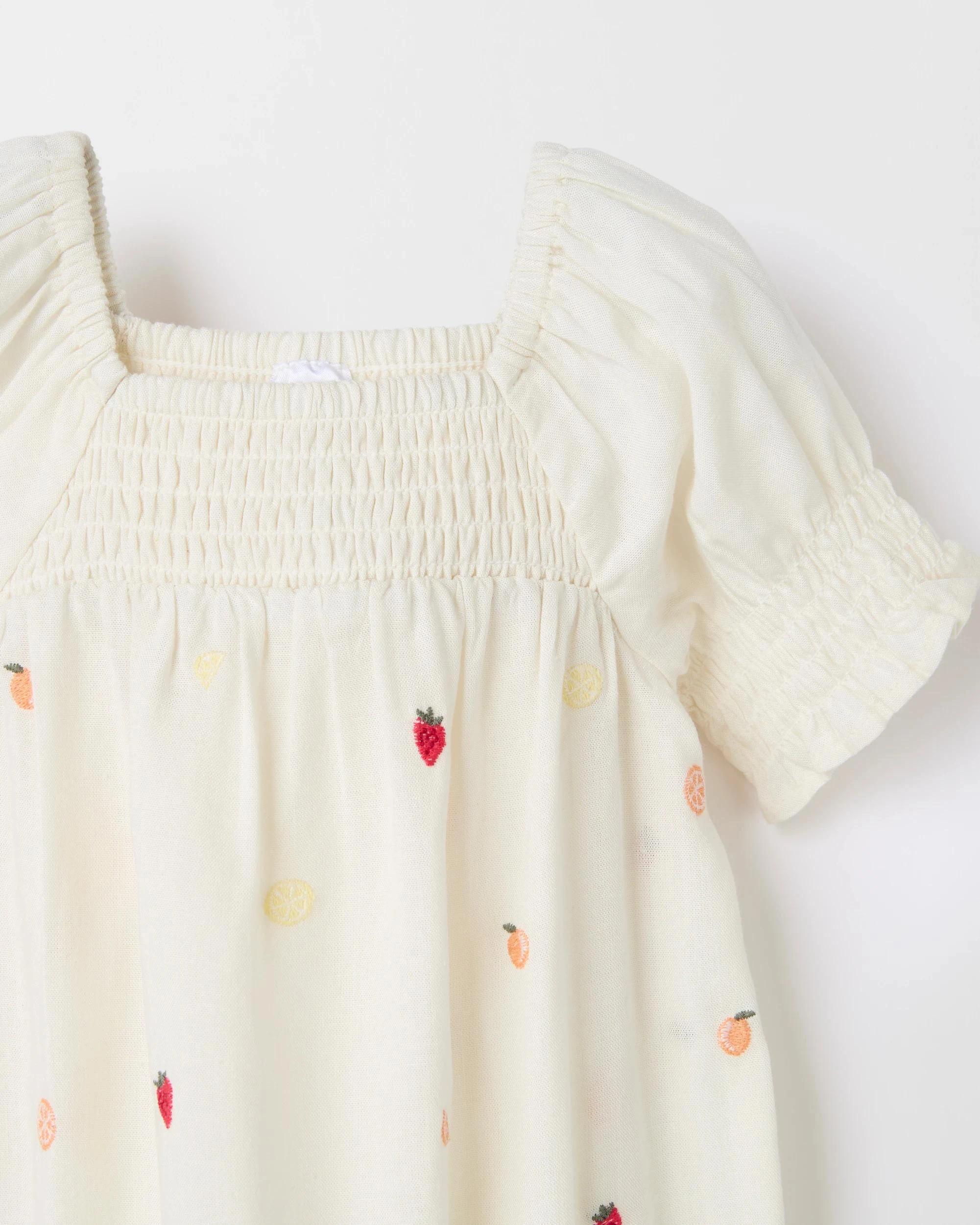 2 Target Baby Woven Bubble Bodysuit WHITE, 2 of 3