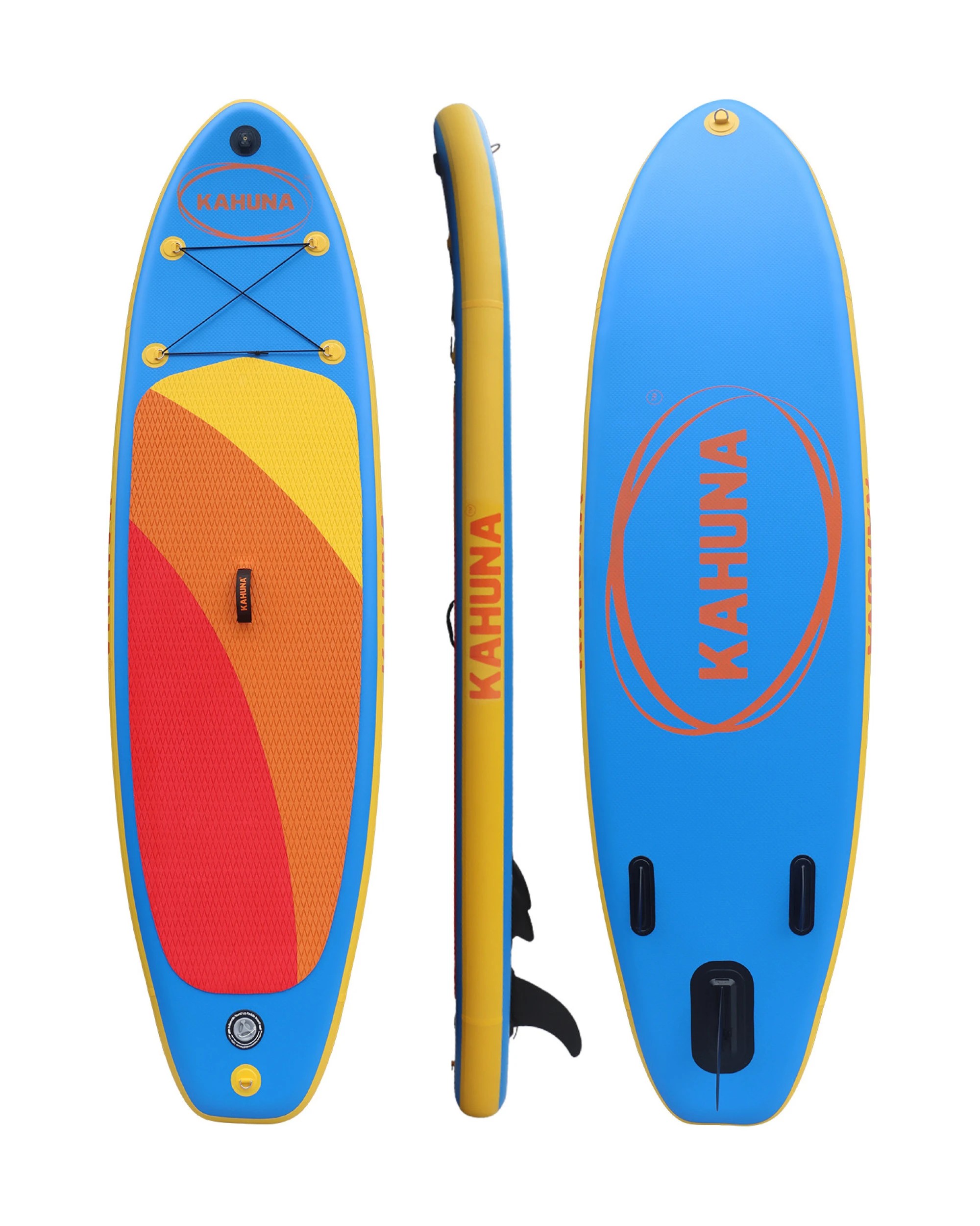 4 Kahuna Hana Inflatable Stand Up Paddle Board 10FT with iSUP Accessories - Blue, 4 of 9