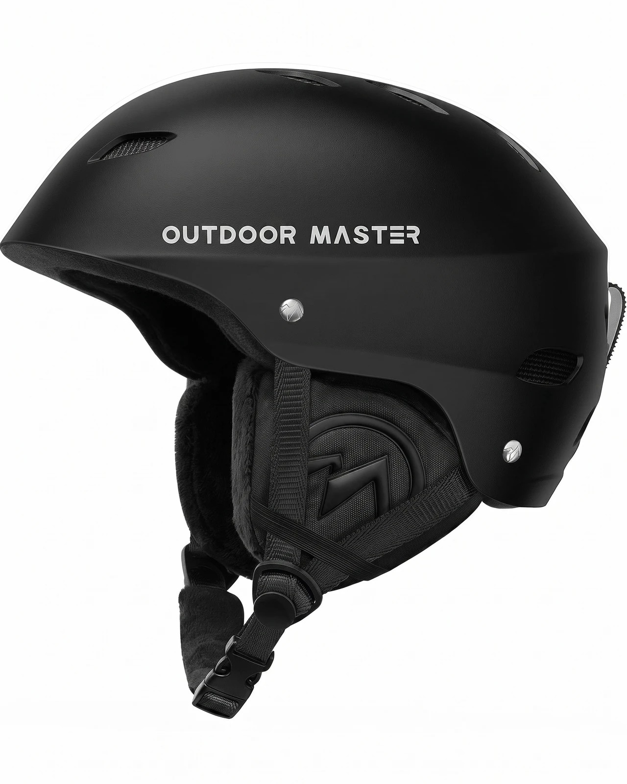 1 OutdoorMaster Kelvin Ski Helmet with ASTM Certified Safety Adjustable Dial Removable Black L - Black, 1 of 6