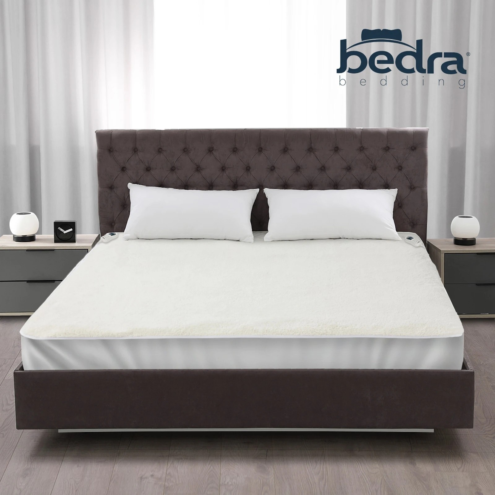 7 Bedra Bedding Electric Heated Blanket Fully Fitted Fleece Underlay Winter Pad King - King Bed - White, 7 of 7