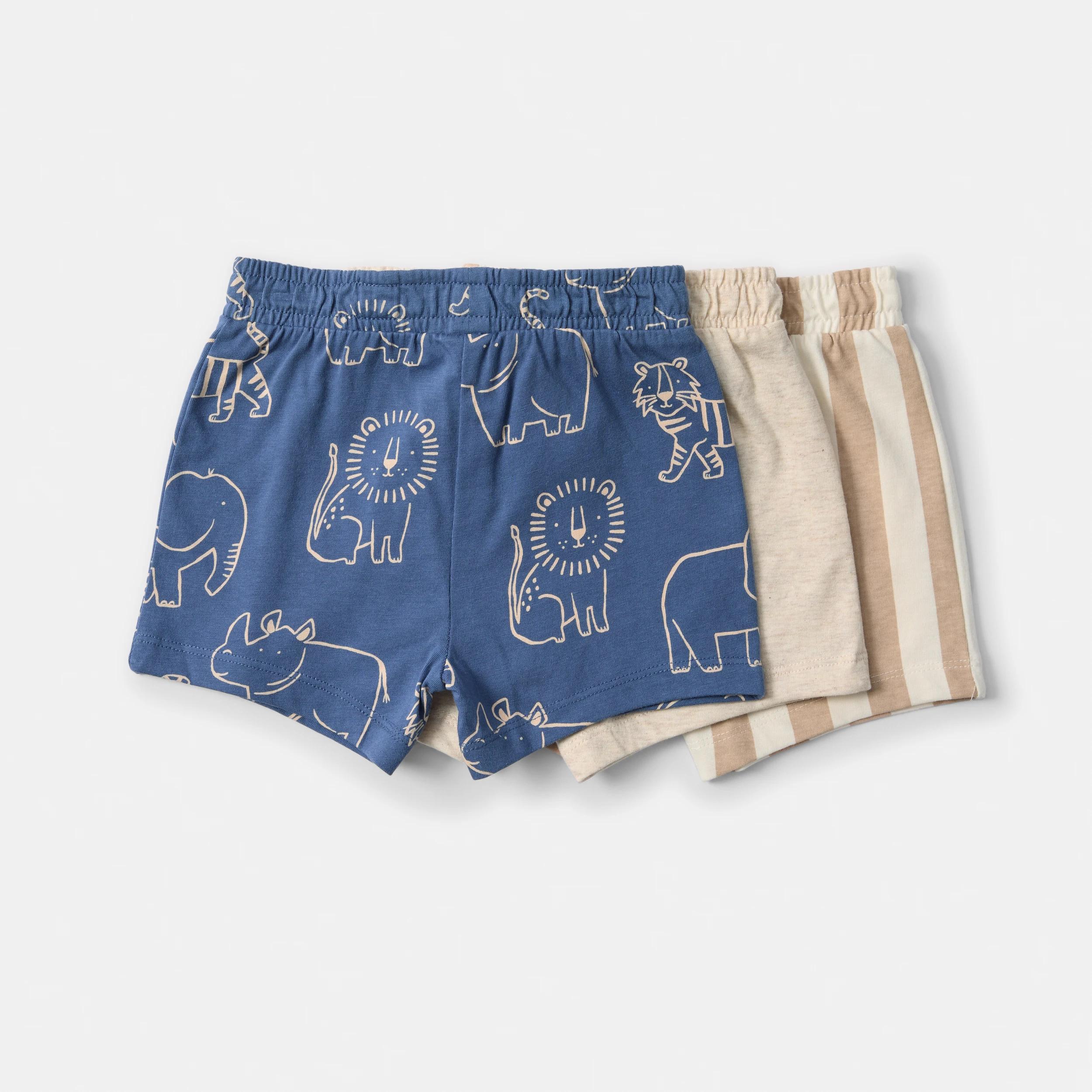 2 3 Pack Print Shorts DOE SKIN SAFARI, 2 of 8