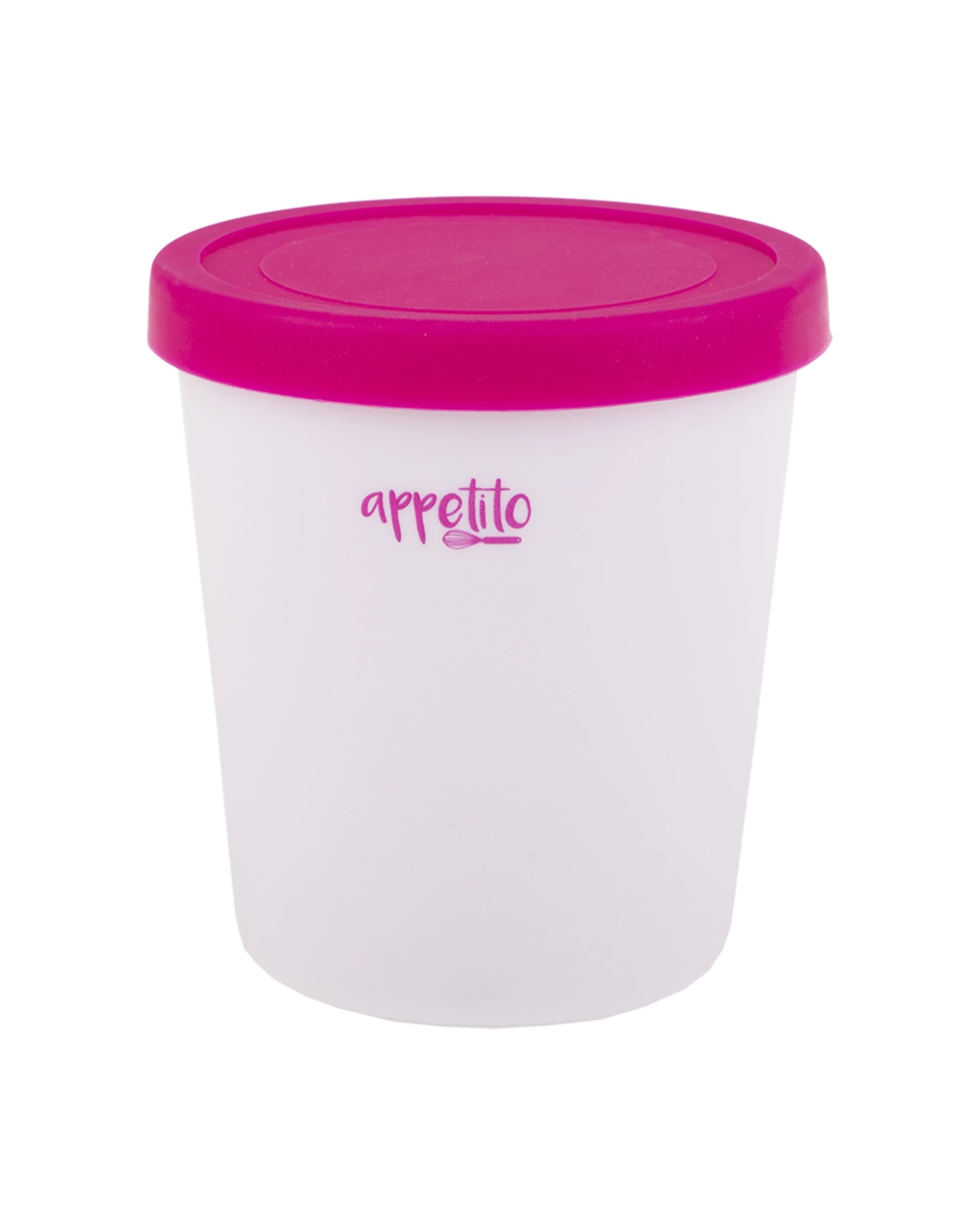 1 Appetito Round Ice Tub Home Kitchen Container 1L - Pink, 1 of 2