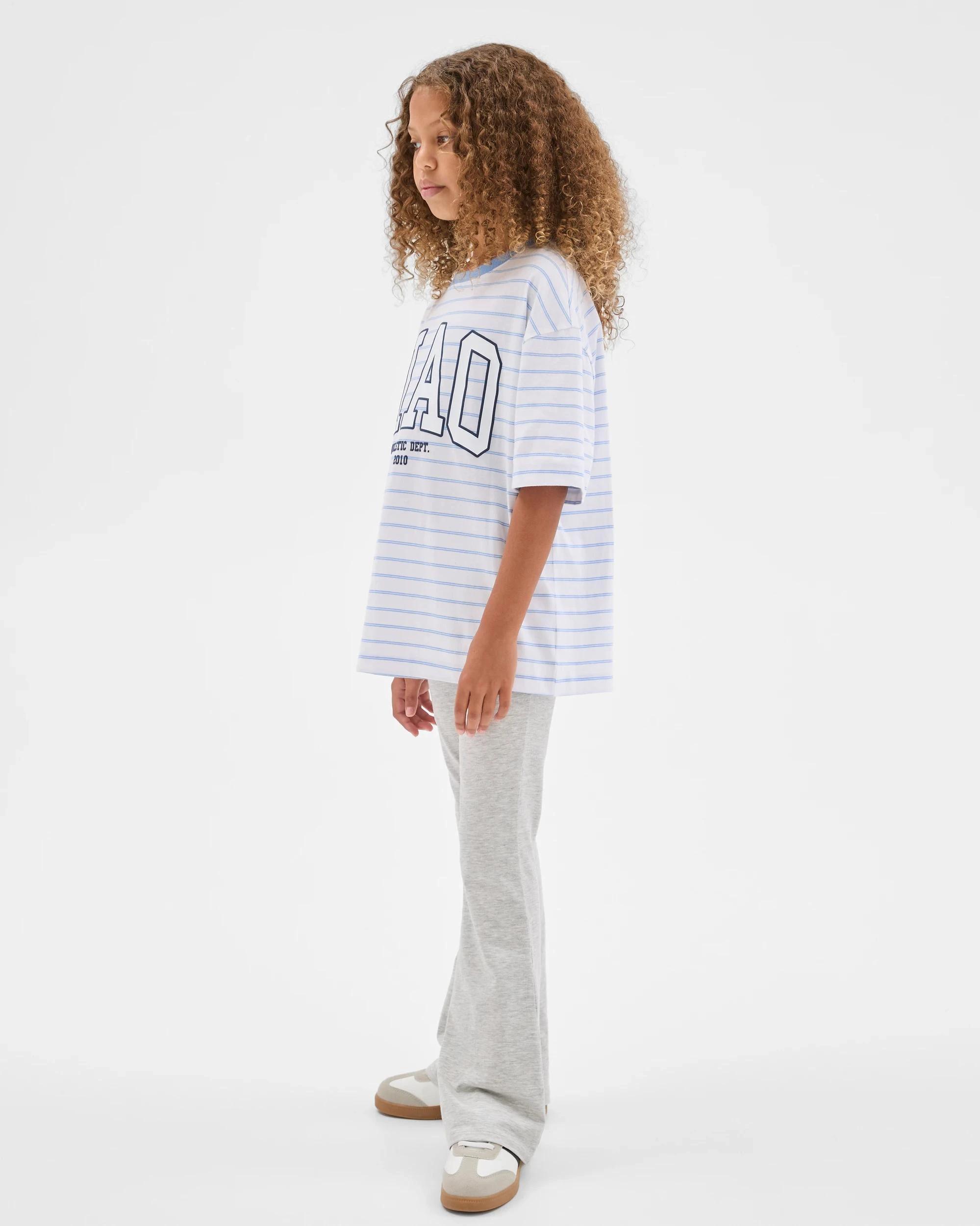 3 Target Folded Waist Flare Pants GREY MARLE, 3 of 5