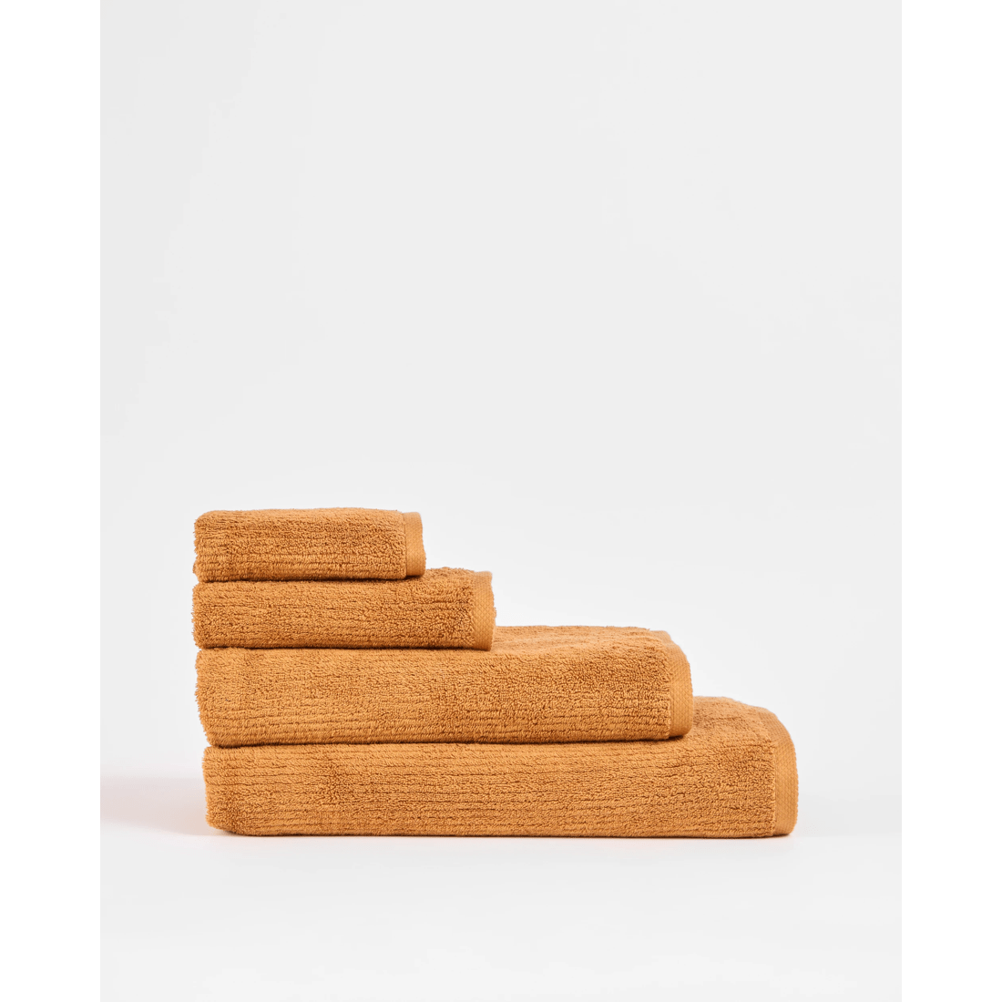 2 Target Australian Cotton Ribbed Face Washer - Piper
 - Yellow, 2 of 3