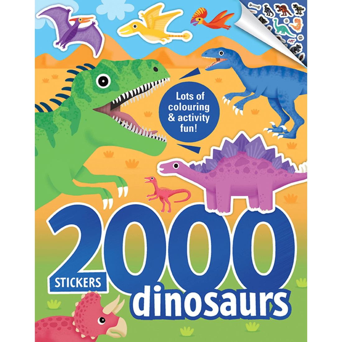 1 2000 Stickers: Dinosaurs - Book, 1 of 4
