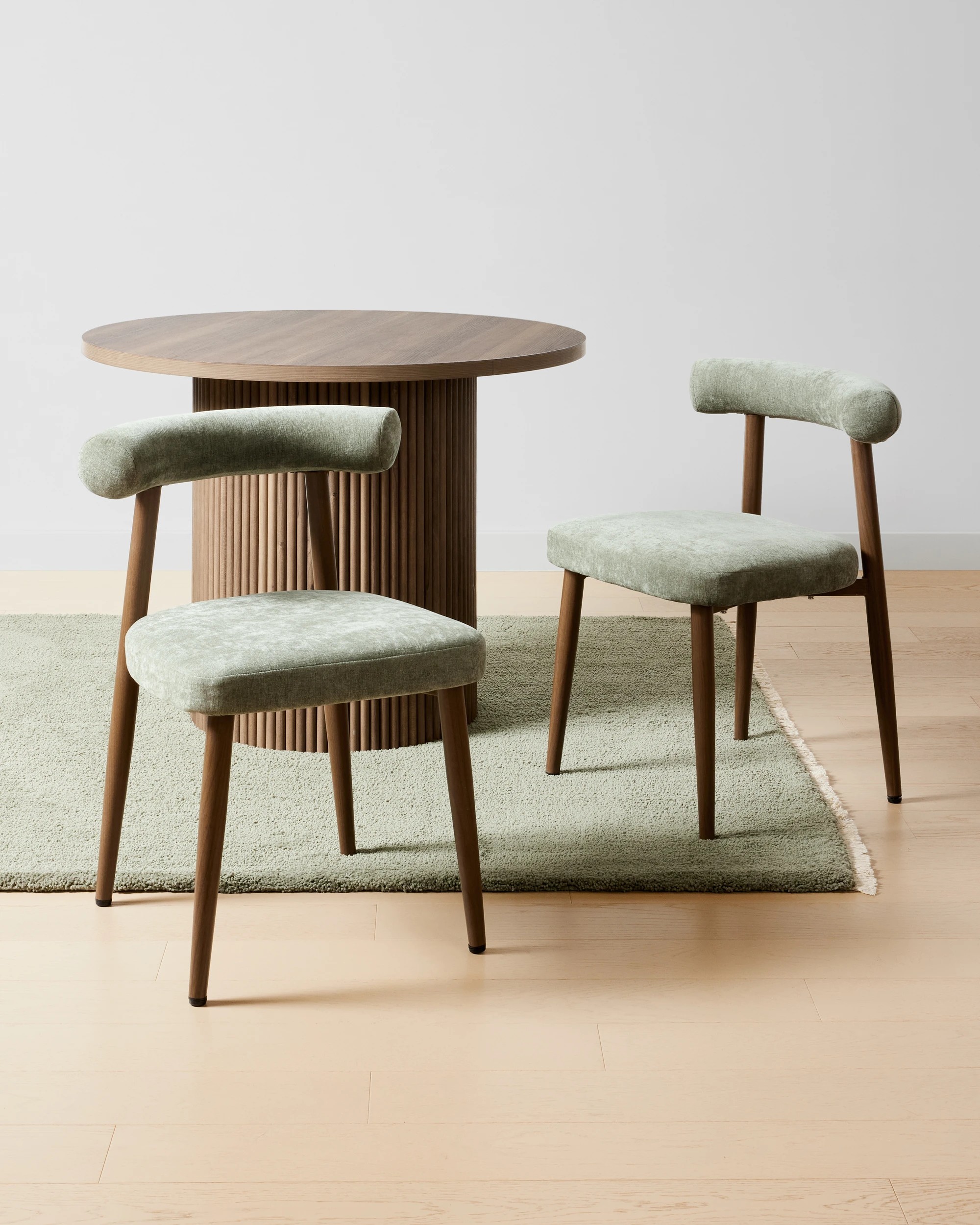 1 Henry Set of 2 Dining Chairs - Green, 1 of 8