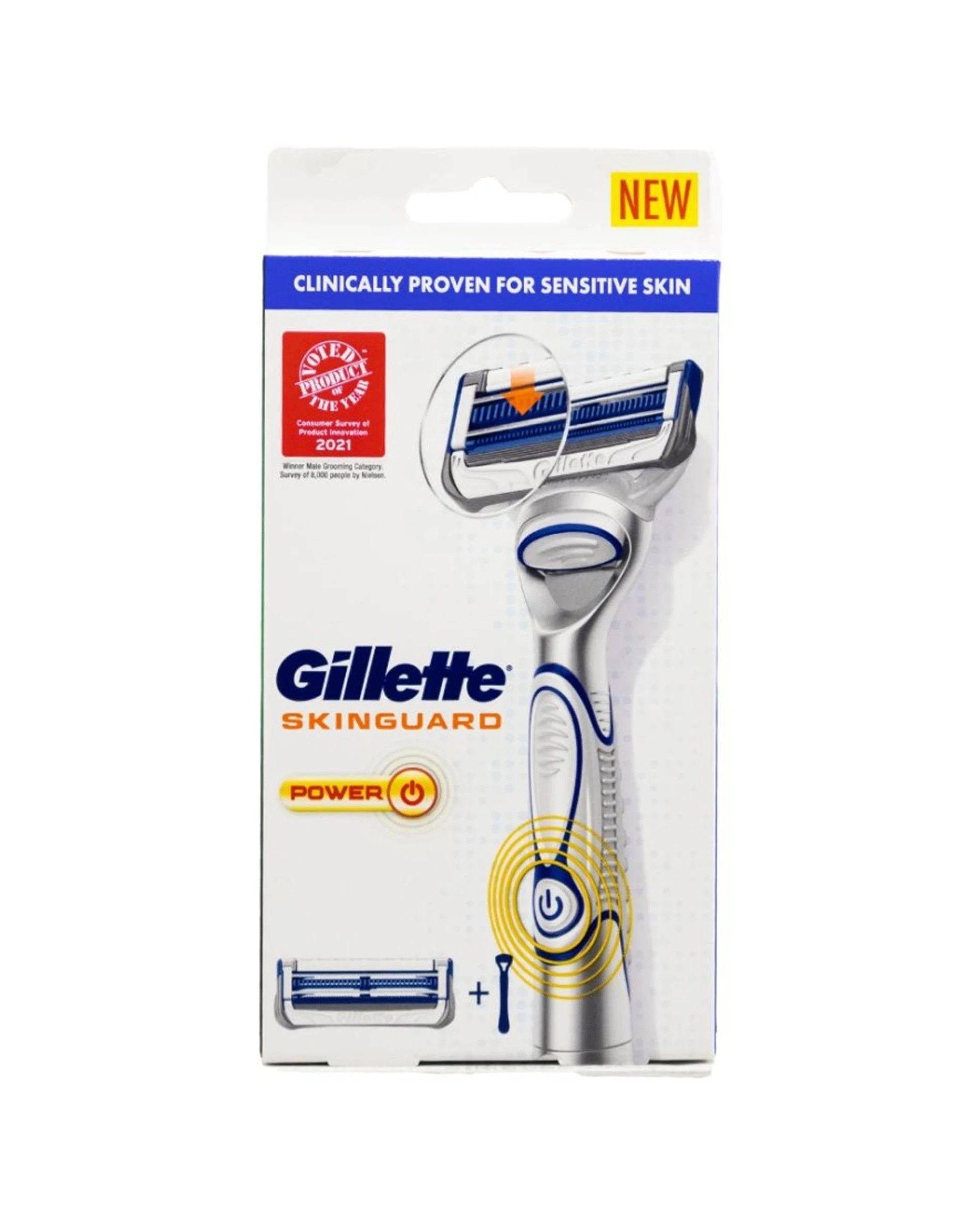 2 Gillette 6PK SkinGuard Sensitive Skin Precision Razor With Handle And Cartridge - Multi, 2 of 3