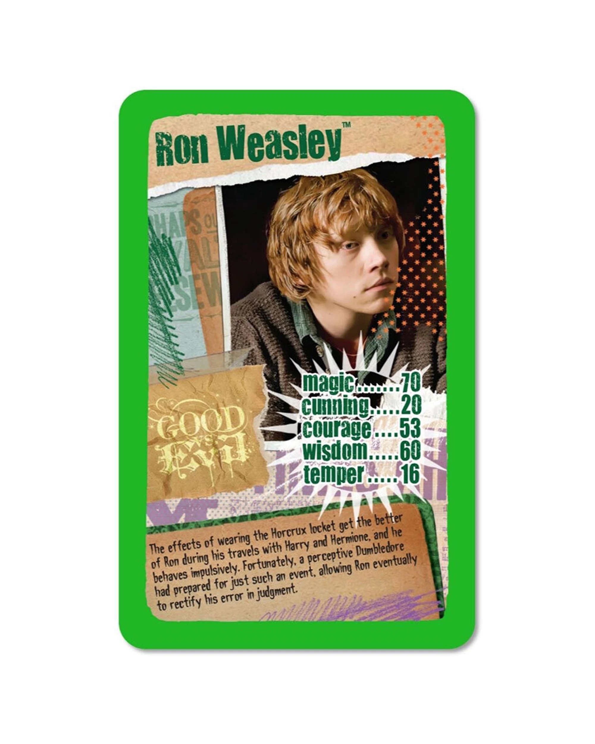 3 TOP TRUMPS Harry Potter And The Deathly Hallows Part 1 Card Game - Green, 3 of 5