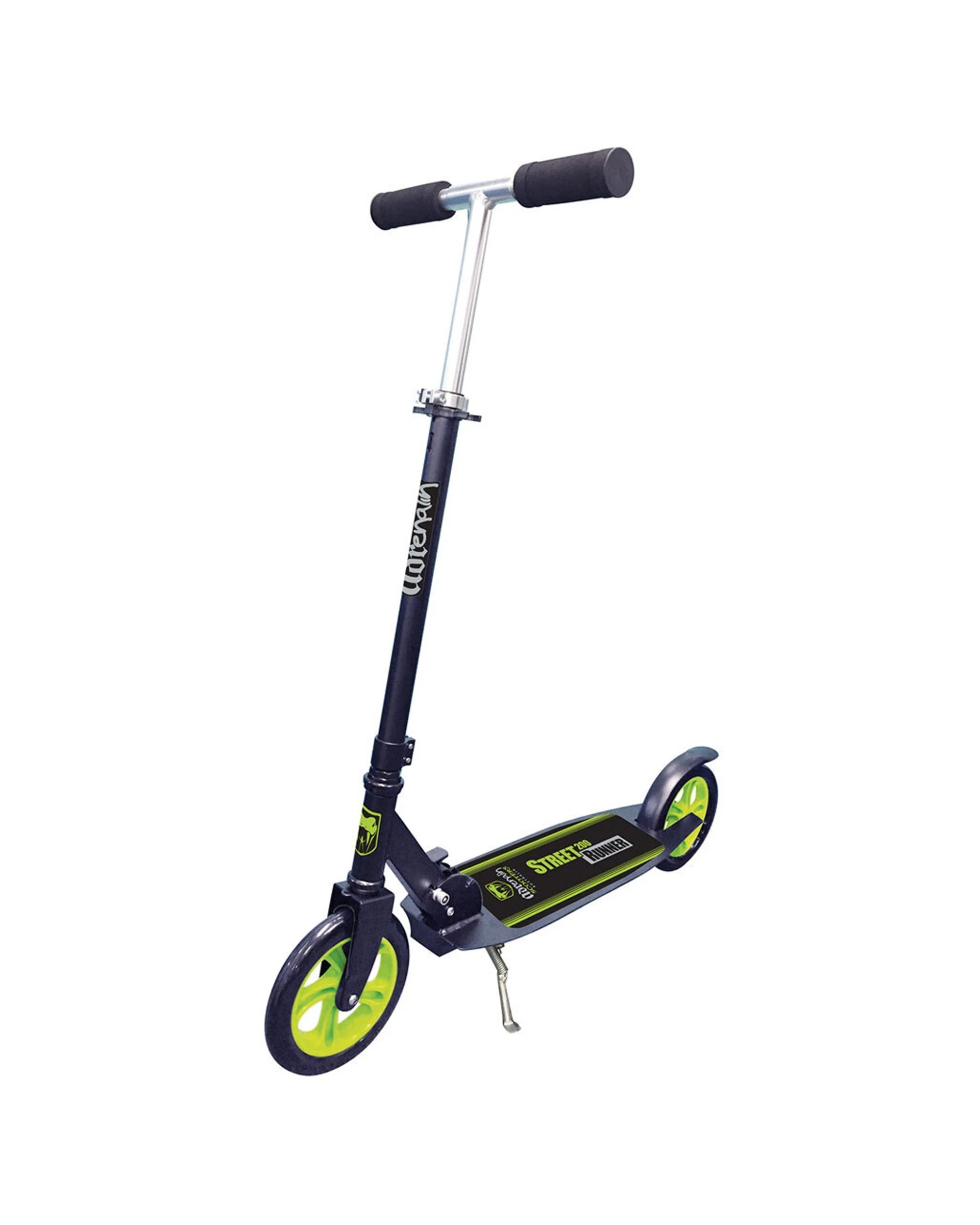 1 Adrenalin 20cm Street Runner Mk2 Big Wheel Scooter - Black, 1 of 1