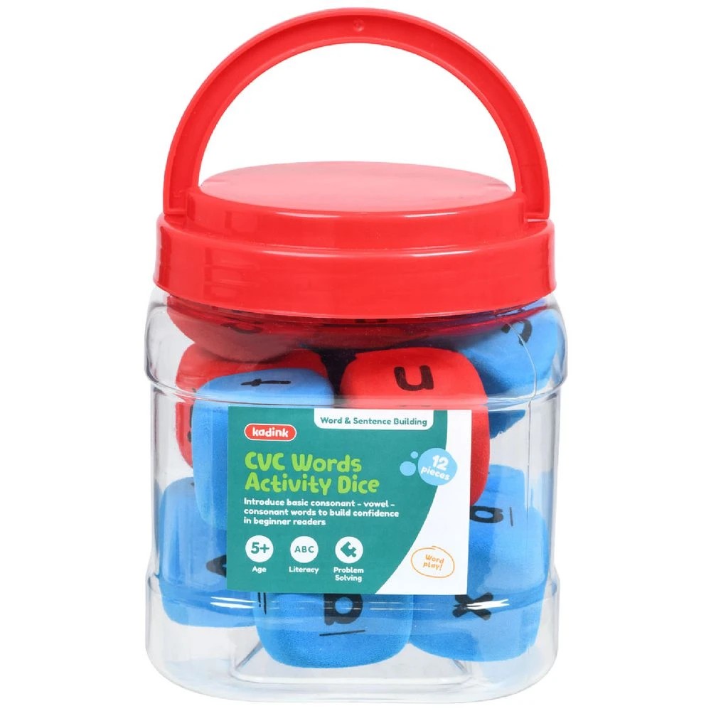 1 Kadink CVC Words Activity Cube Jar 12 Pieces, 1 of 5