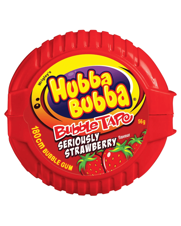 Hubba Bubba Gum Tape Strawberry 56g