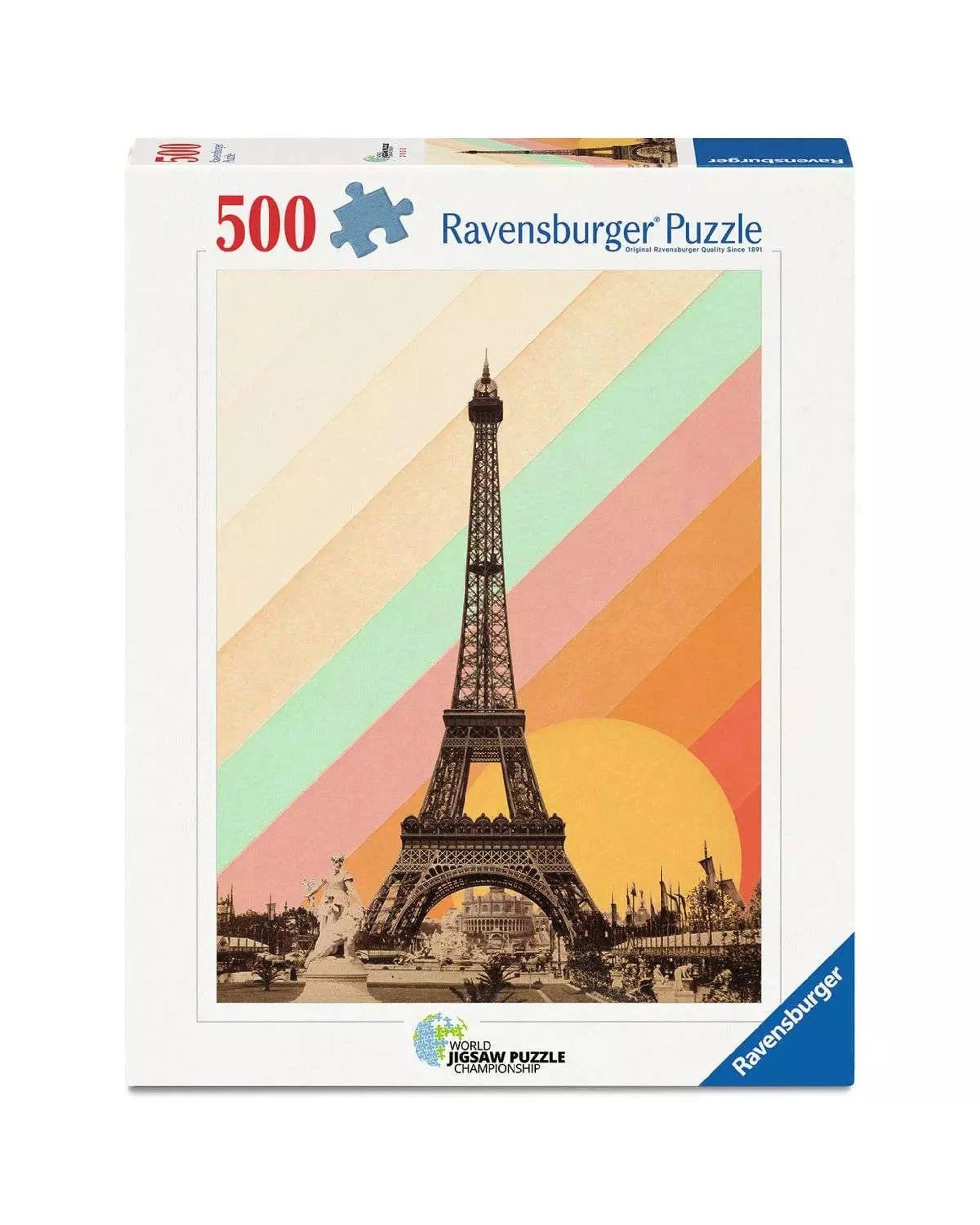 1 Ravensburger Paris Rainbow 500 Piece Jigsaw Puzzle, 1 of 3