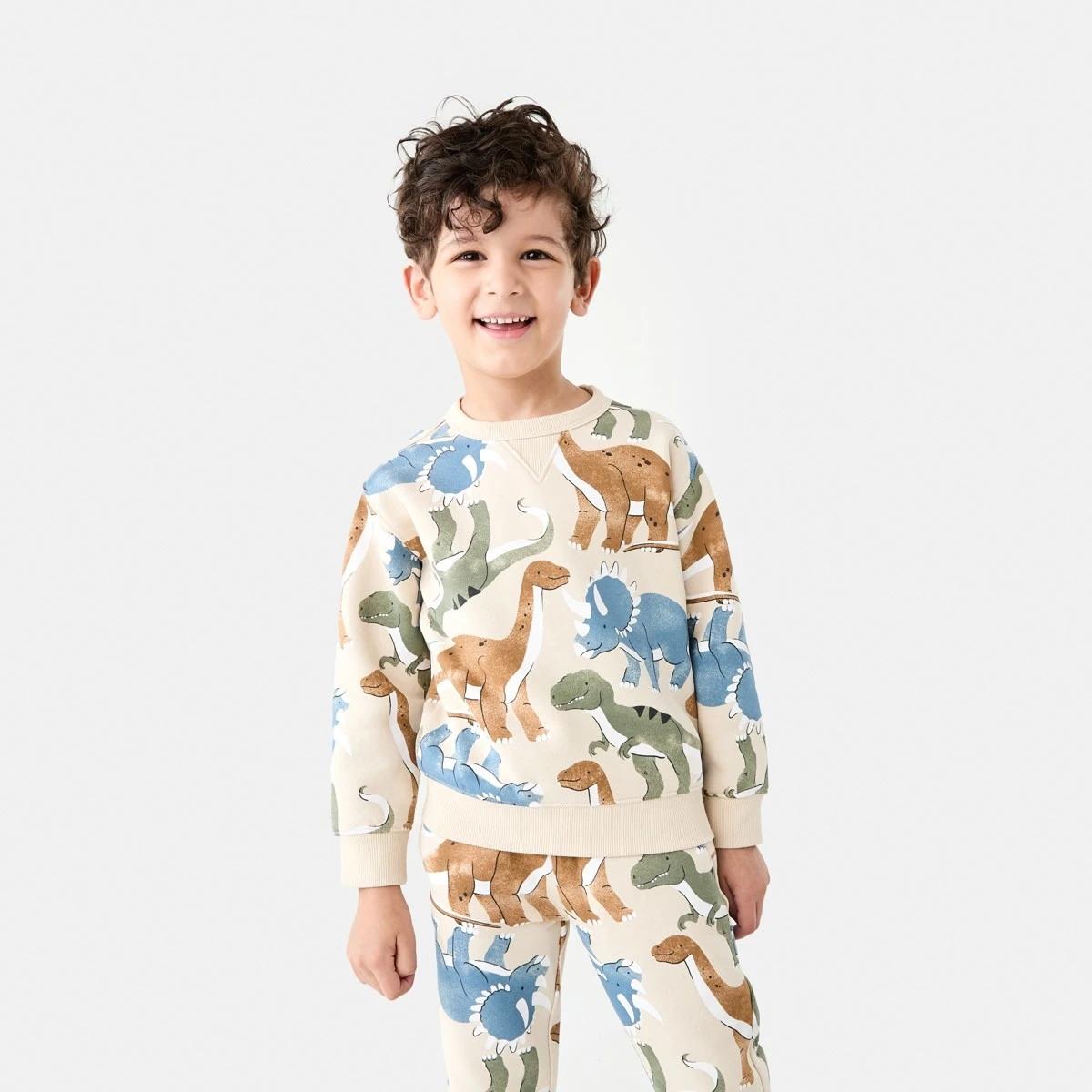 1 All Over Print Crew Neck Sweatshirt Bge Dino, 1 of 9